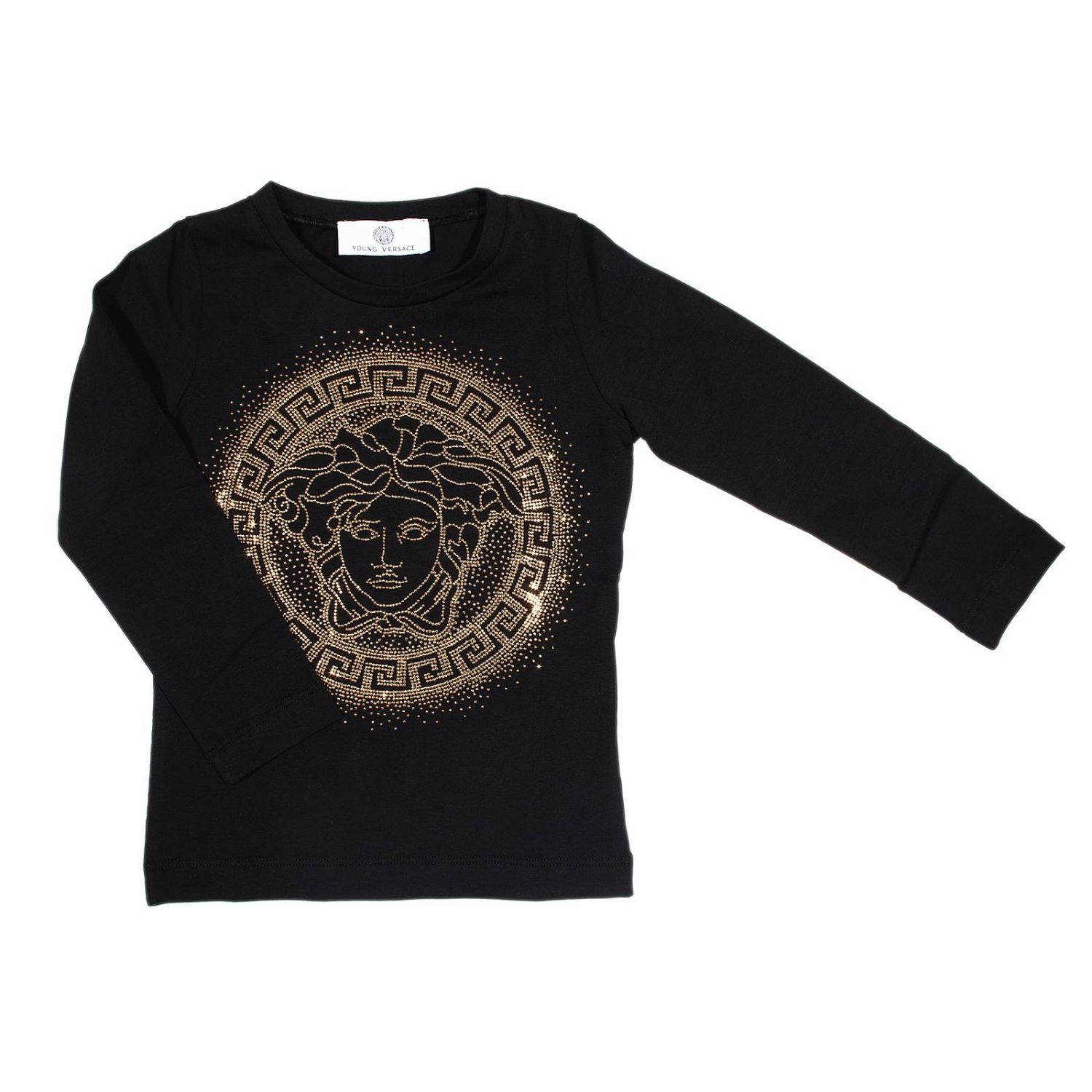 Young Versace Outlet: | T-Shirt Young Versace Kids Black | T-Shirt ...