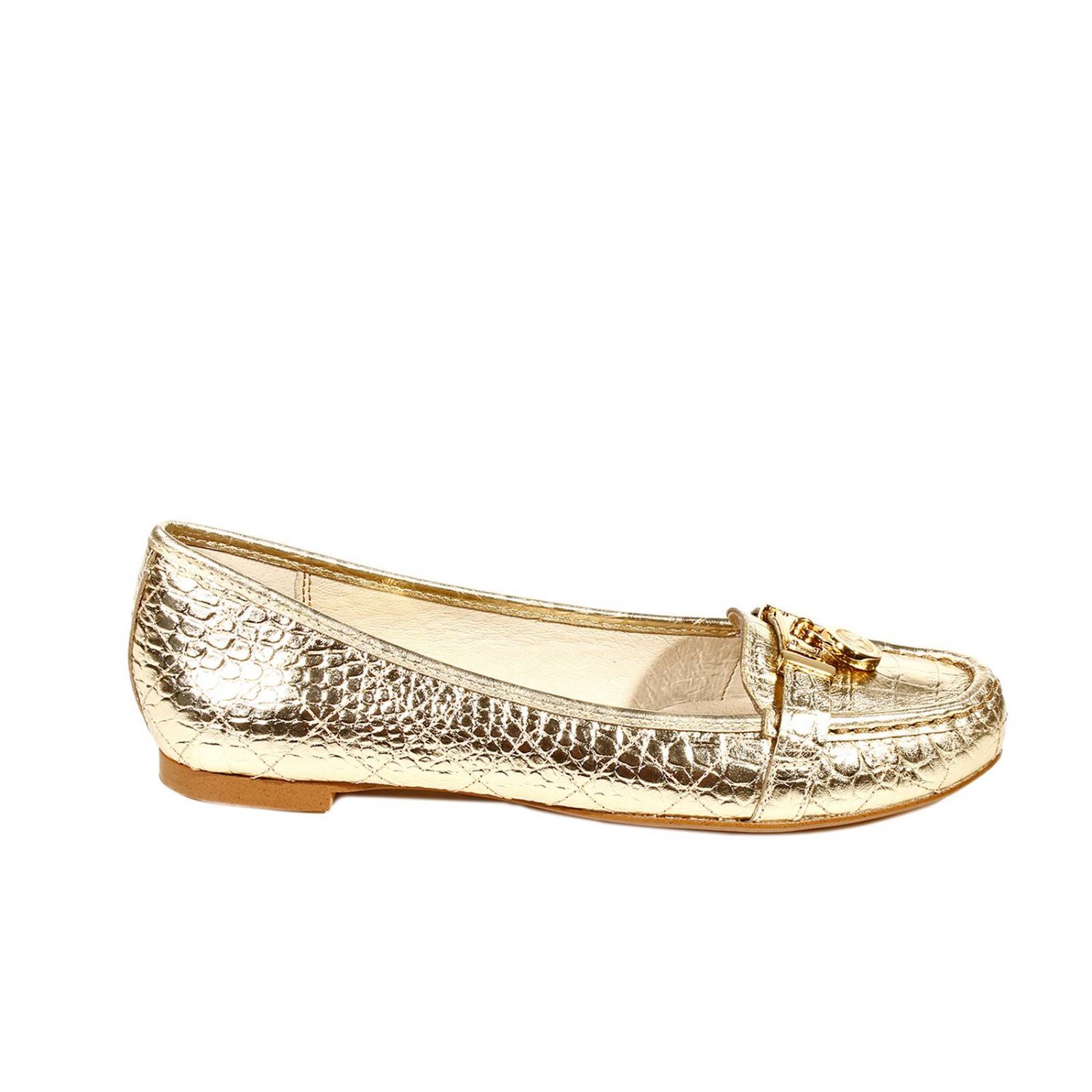 Michael Michael Kors Outlet: - Gold | Flat Shoes Michael Michael Kors ...
