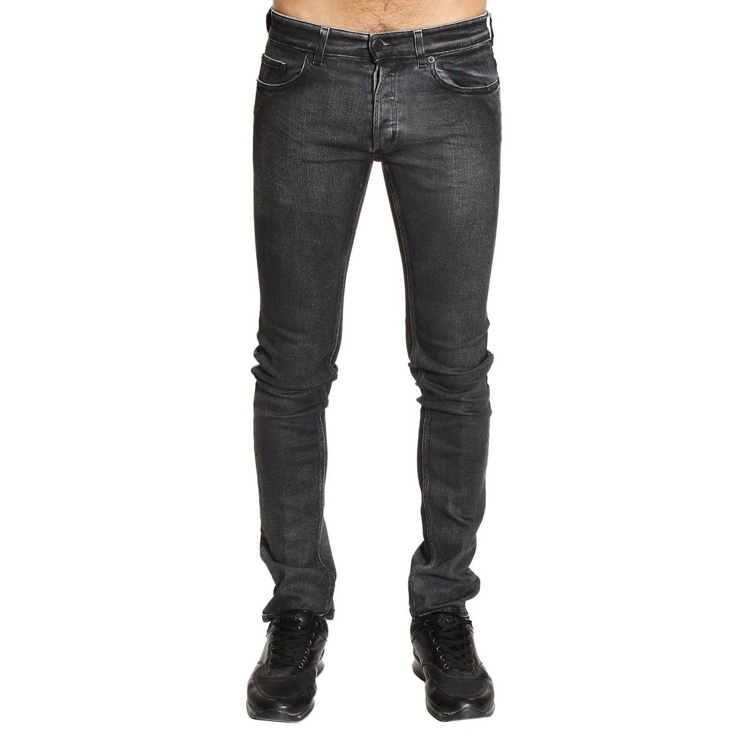 M. Grifoni Outlet: ROCCO DENIM REGULAR DESTOY - Grey | Jeans M. Grifoni ...