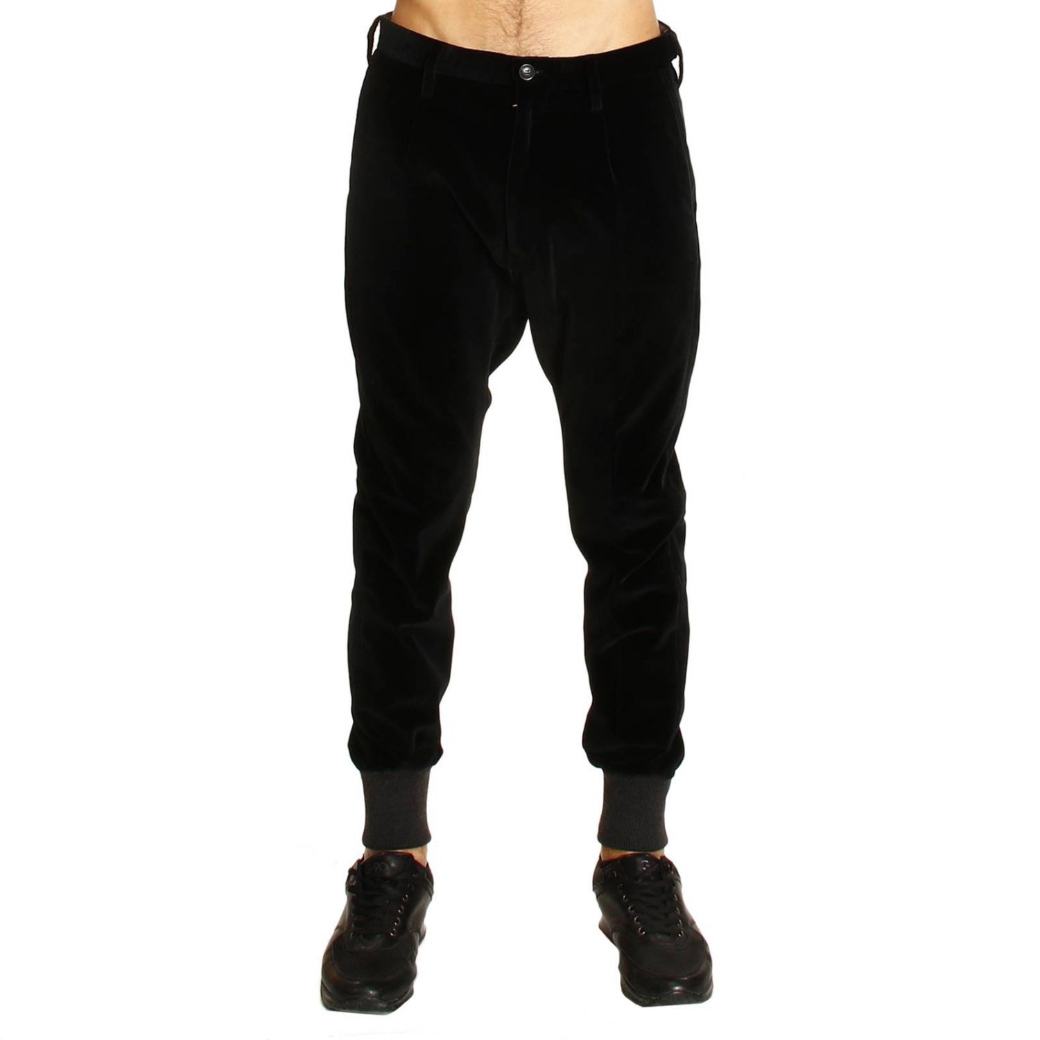 black velvet jogging pants