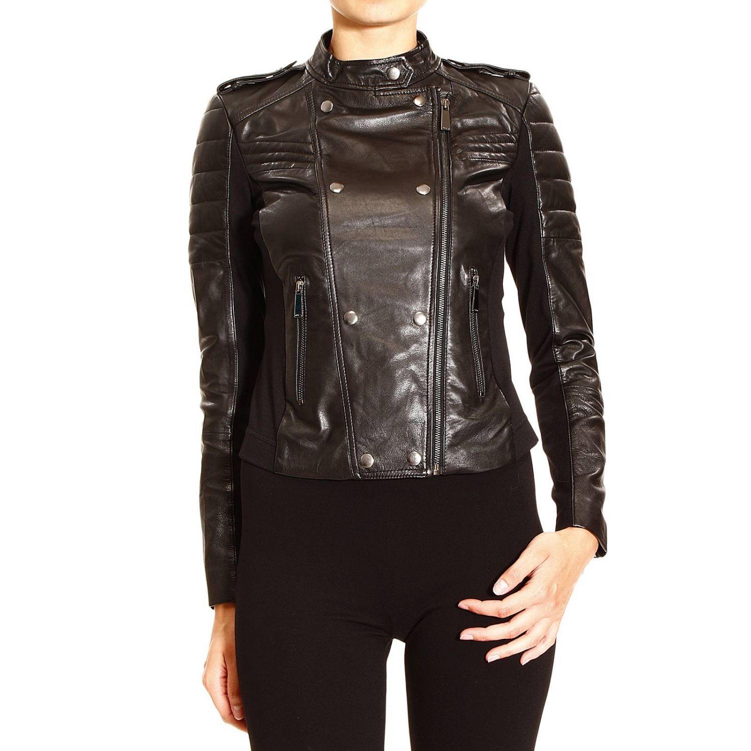 Pinko Outlet: | Jacket Pinko Women Black | Jacket Pinko 1g10mmz1u3 ...