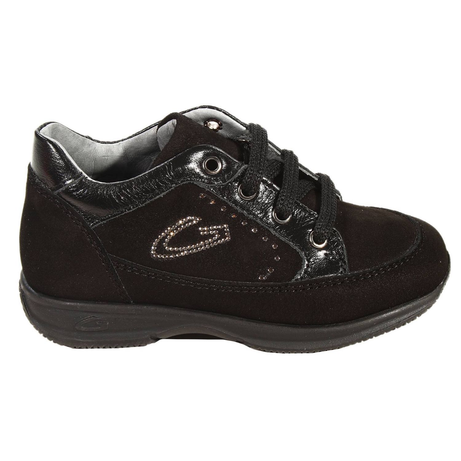 Alberto Guardiani Outlet: LENNOR SNEAKERS CAMOSCIO GLITTER | Scarpe Alberto  Guardiani Bambino Nero | Scarpe Alberto Guardiani 18371p wbnl GIGLIO.COM
