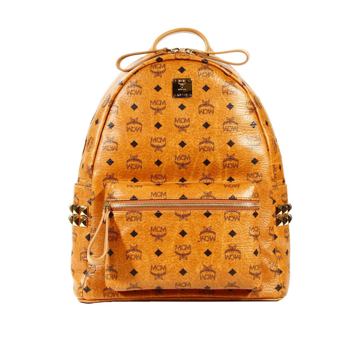  Backpack Mcm Women Leather Backpack Mcm mmk3ave38 cognac Giglio UK