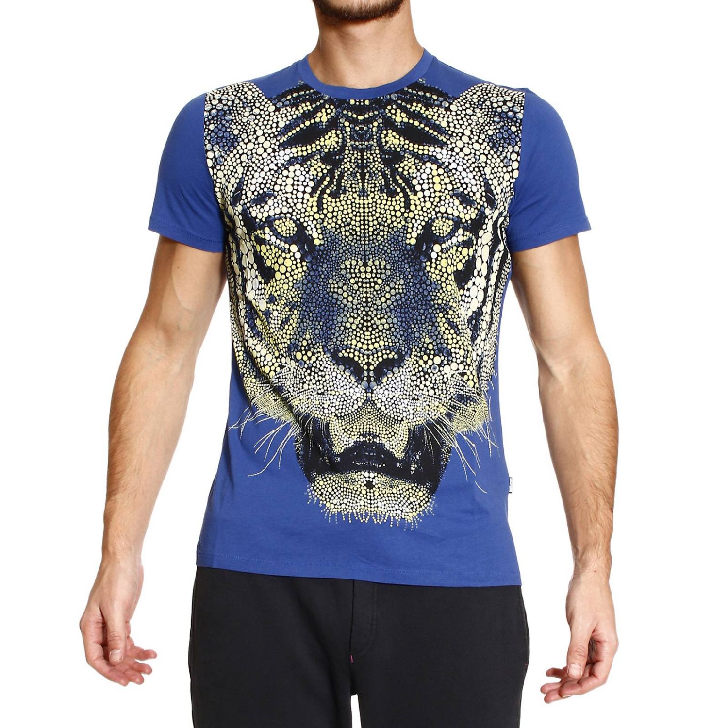 tiger print half shirt