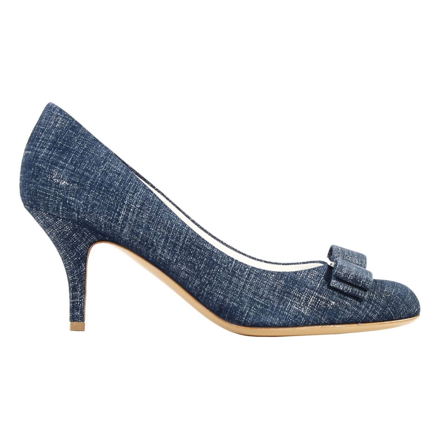 SALVATORE FERRAGAMO: | High Heel Shoes Salvatore Ferragamo Women Denim ...
