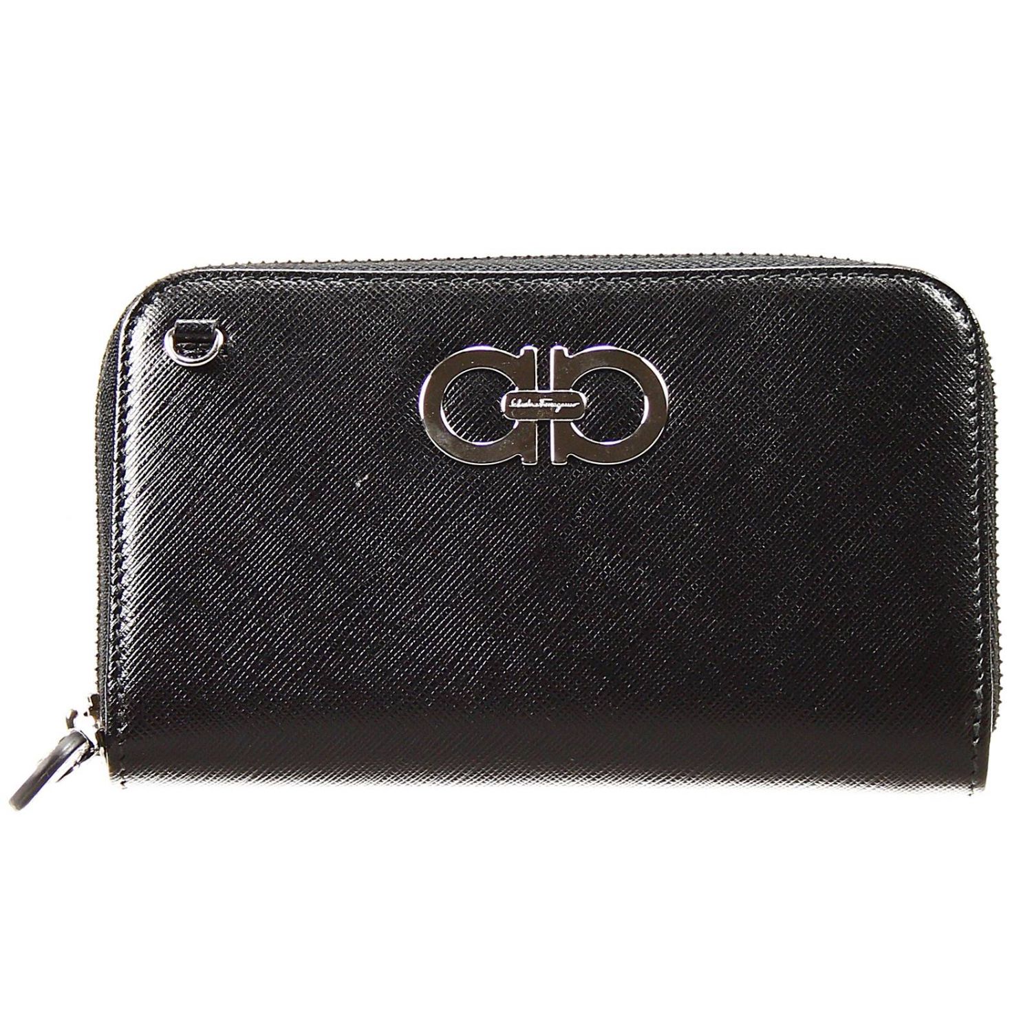 Salvatore Ferragamo Outlet: portafogli zip around кожа tissu con tracolla  catena | Кошелек Salvatore Ferragamo Женское Черный | Кошелек Salvatore  Ferragamo 568694 22b934 GIGLIO.COM