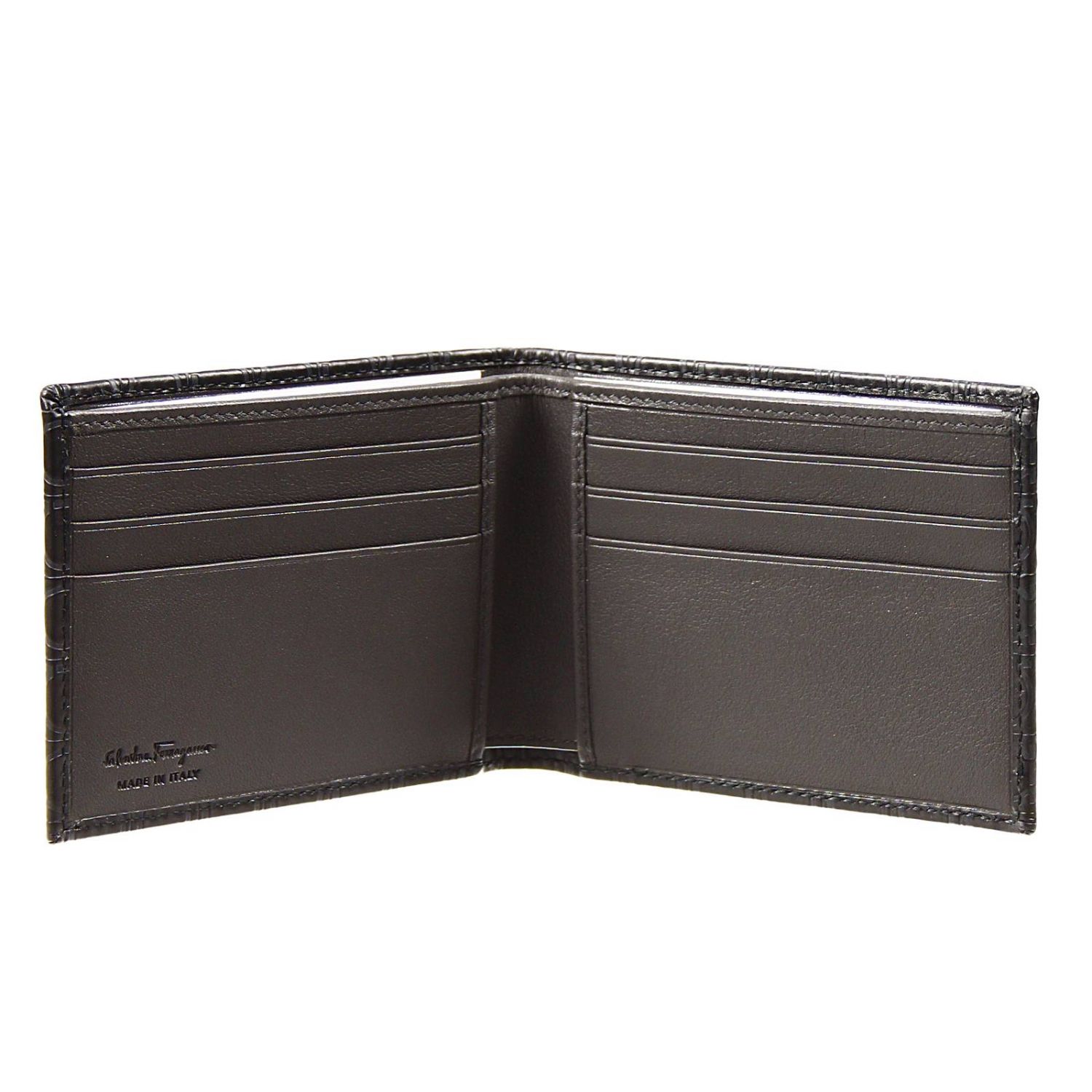 Salvatore Ferragamo Outlet: wallet gamma soft leather with portacarte ...