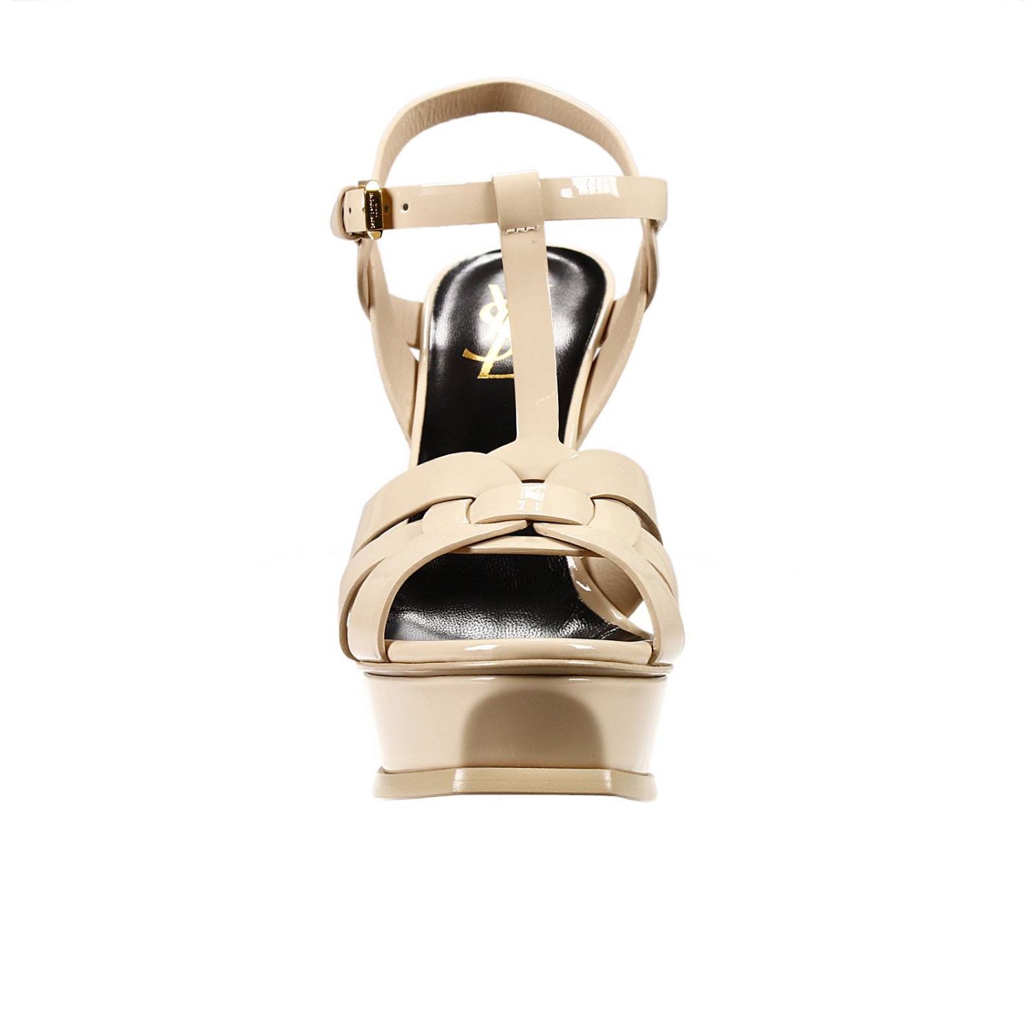 saint laurent tan sandals