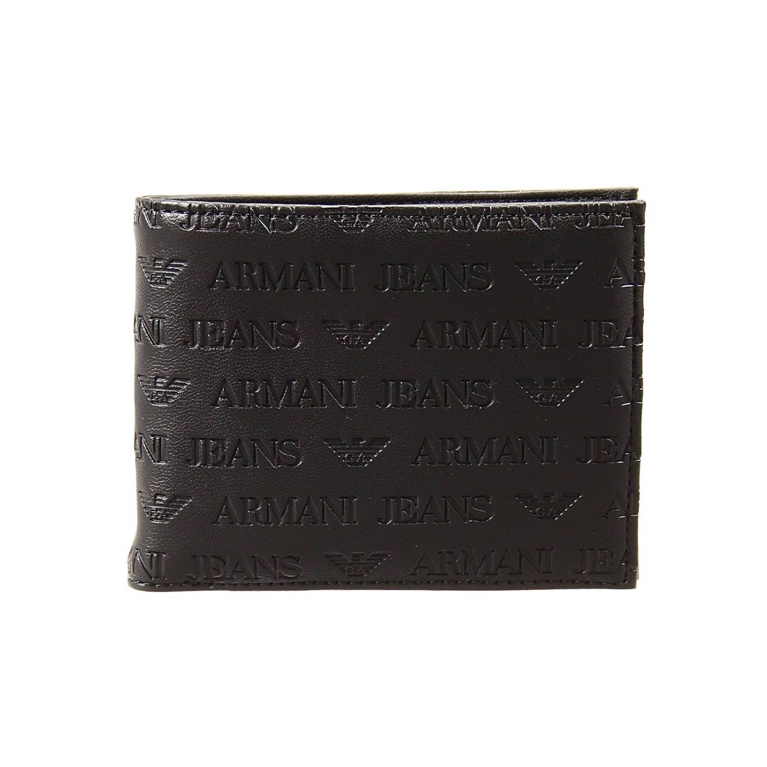 Armani Jeans Outlet: wallet ecoleather logo with credit card holder ...
