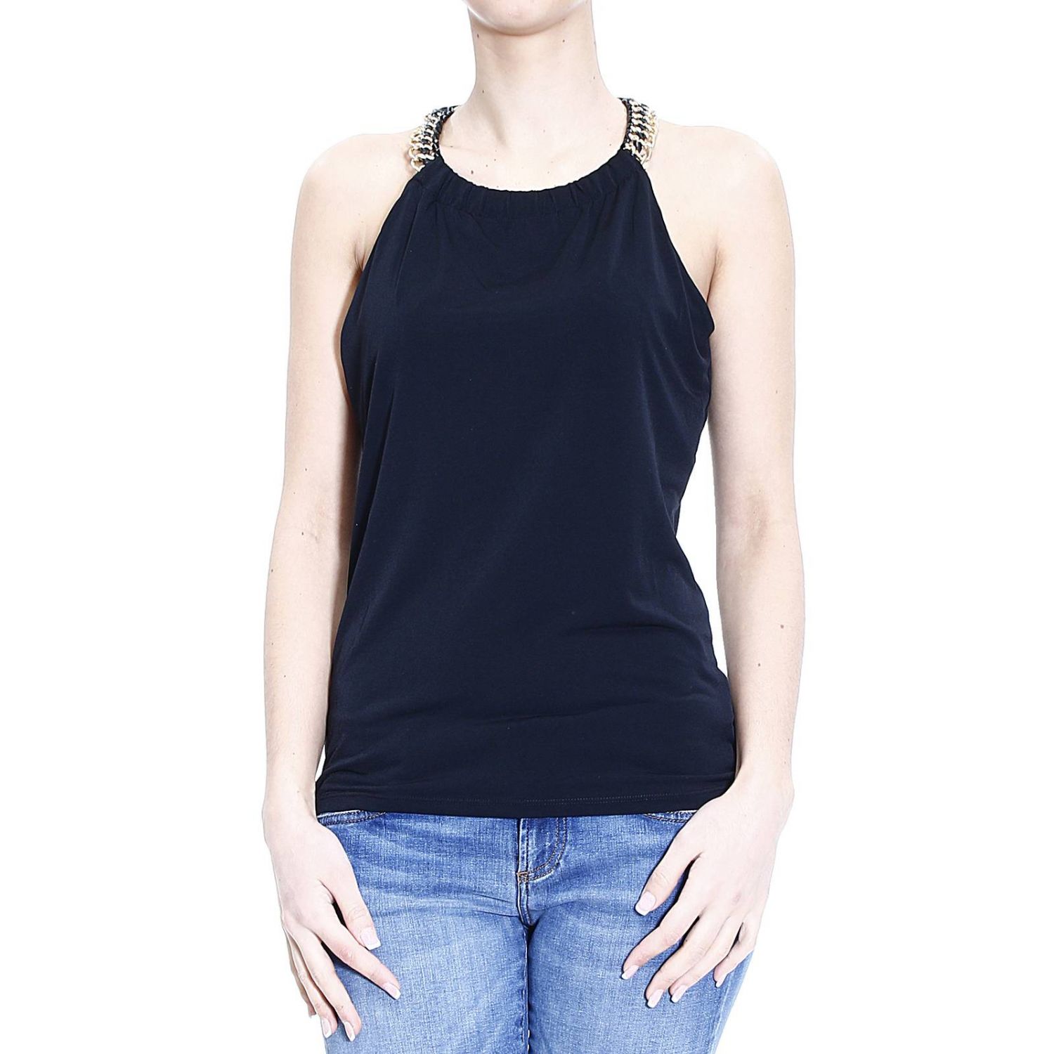 michael kors chain neck top