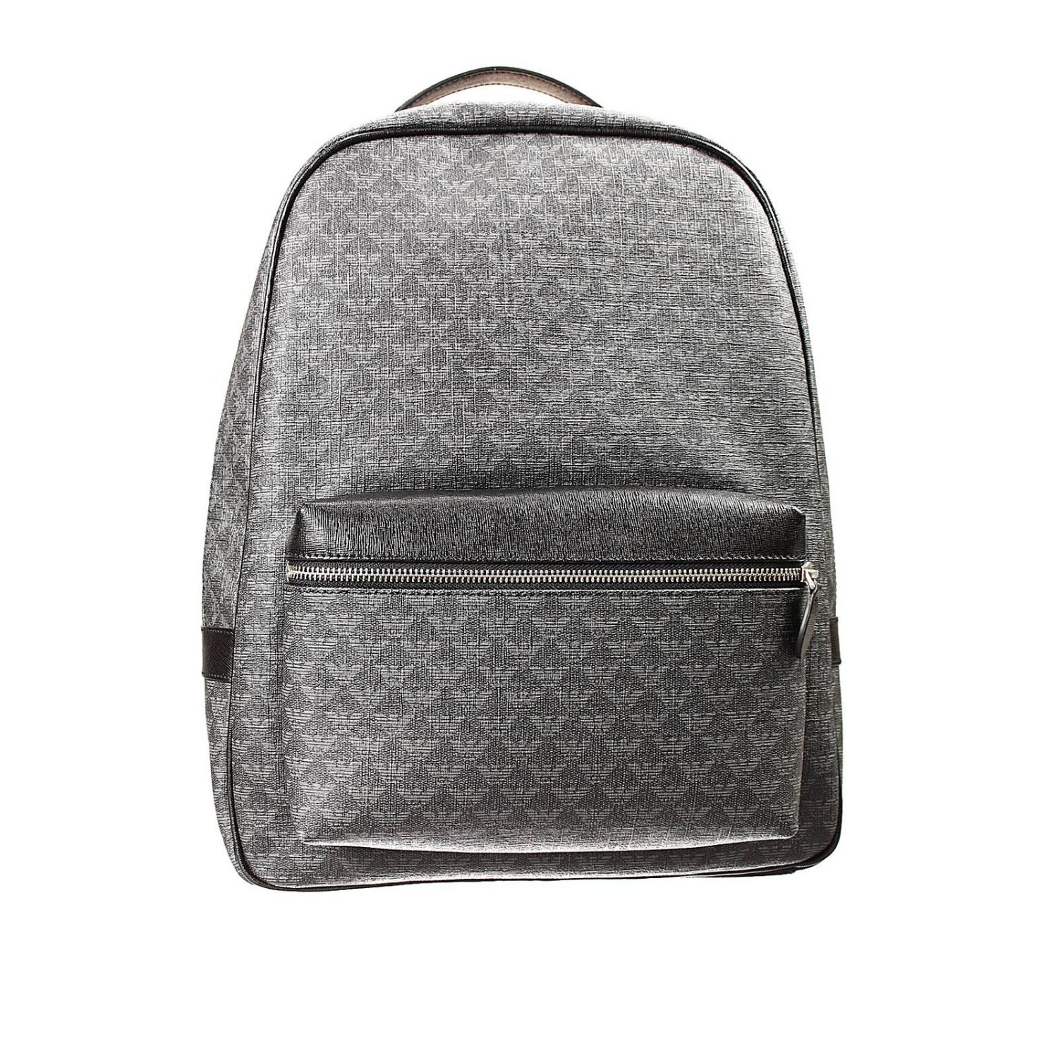 Emporio Armani Outlet: bag backpack ecoleather logo all over - Black ...