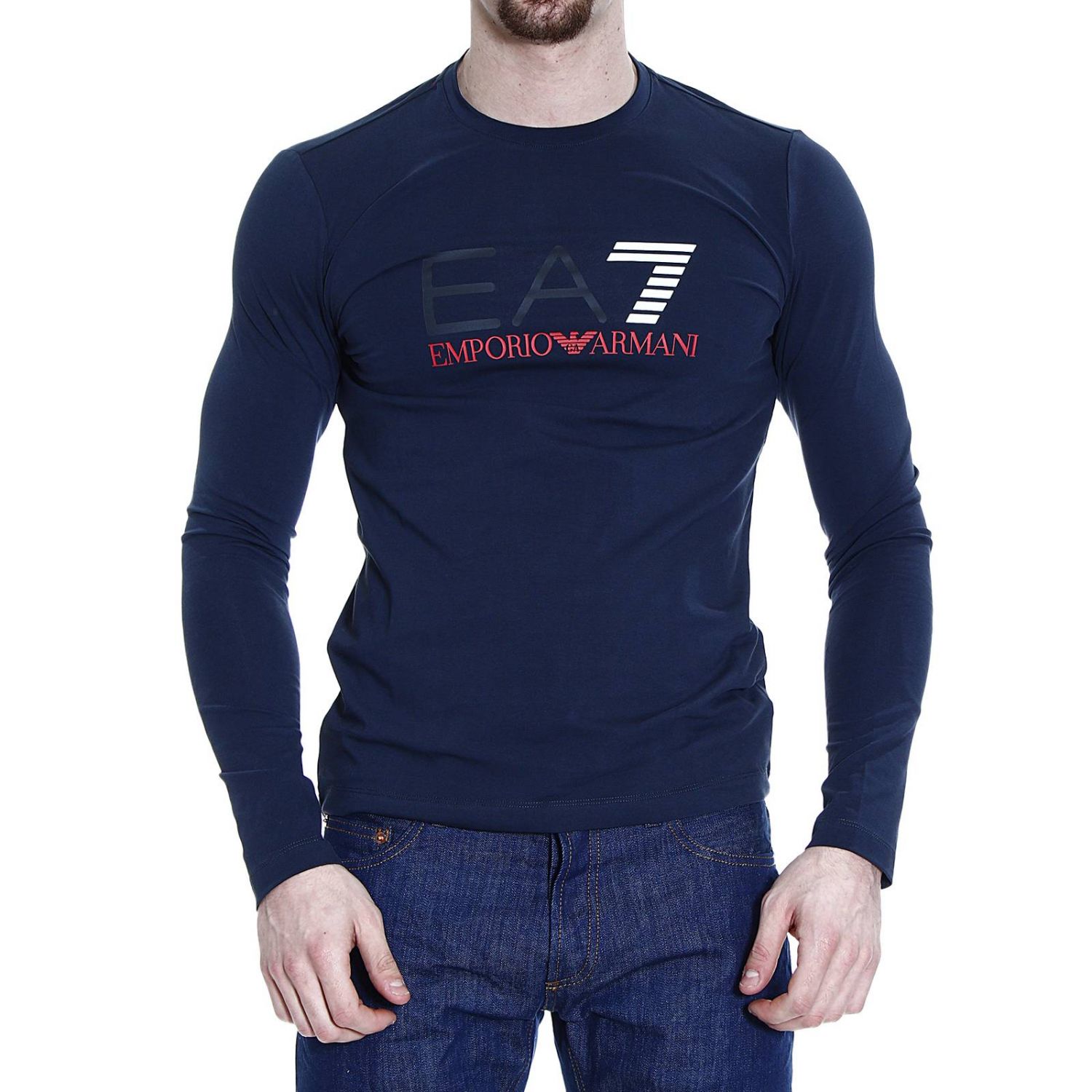 ea7 big logo t shirt