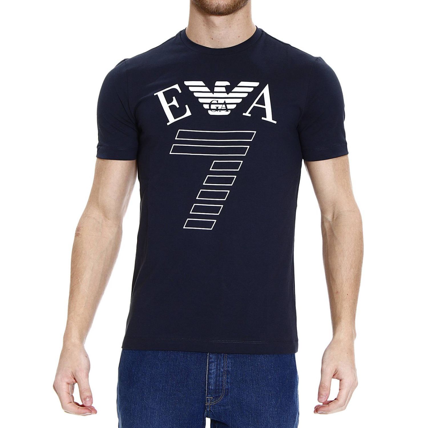 ea7 big logo t shirt