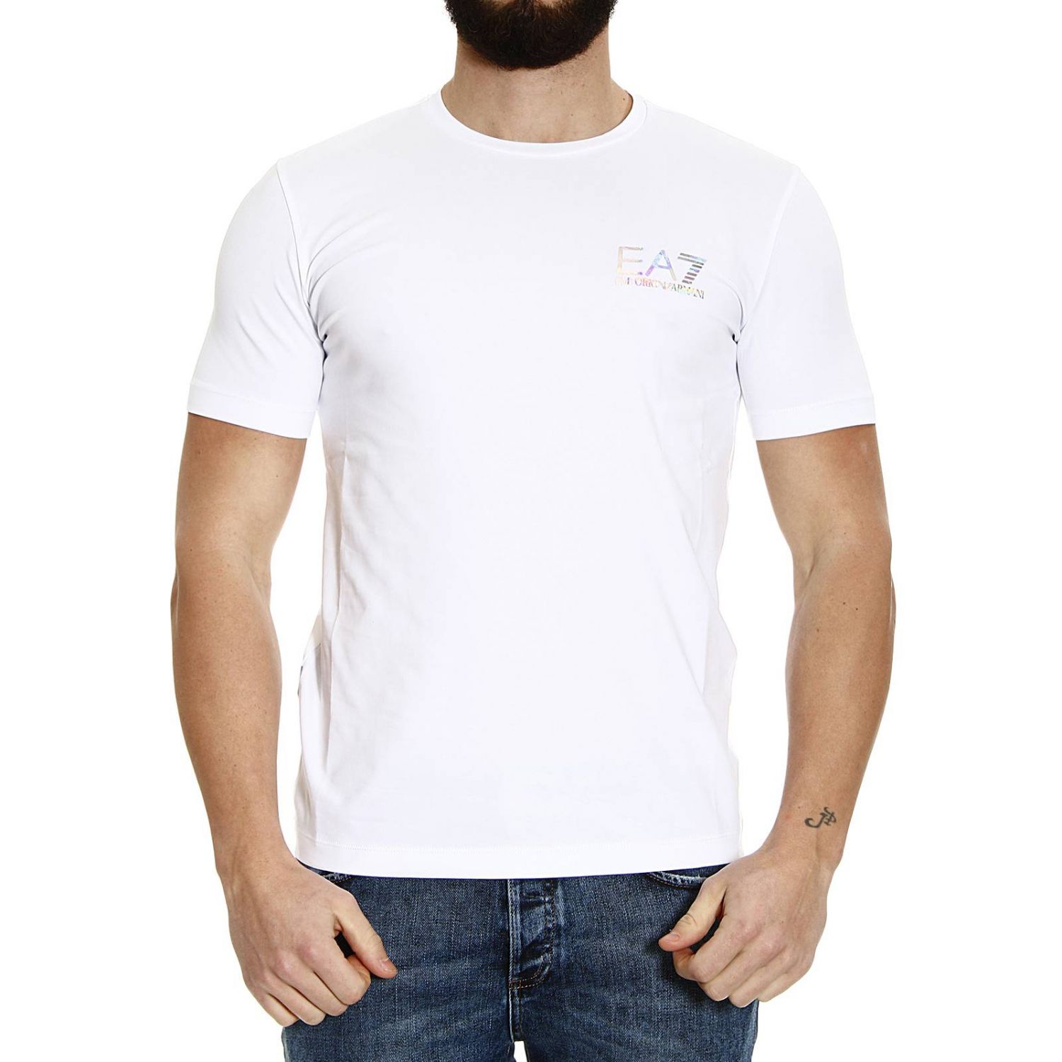 Ea7 Outlet: t-shirt half sleeve crew-neck changing logo | T-Shirt Ea7 ...
