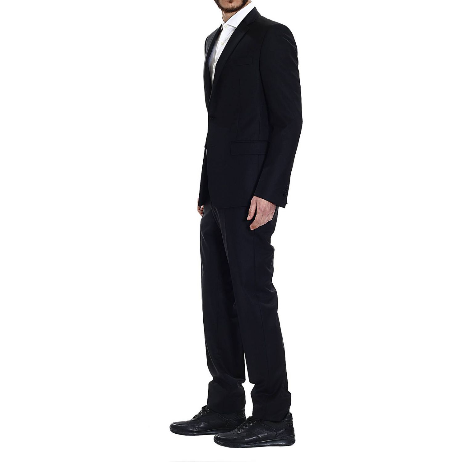Versace Collection Outlet: TREND 2 BOTTONI LANA CONFORT | Abito Versace  Collection Uomo Nero | Abito Versace Collection v10028 vt00057 GIGLIO.COM