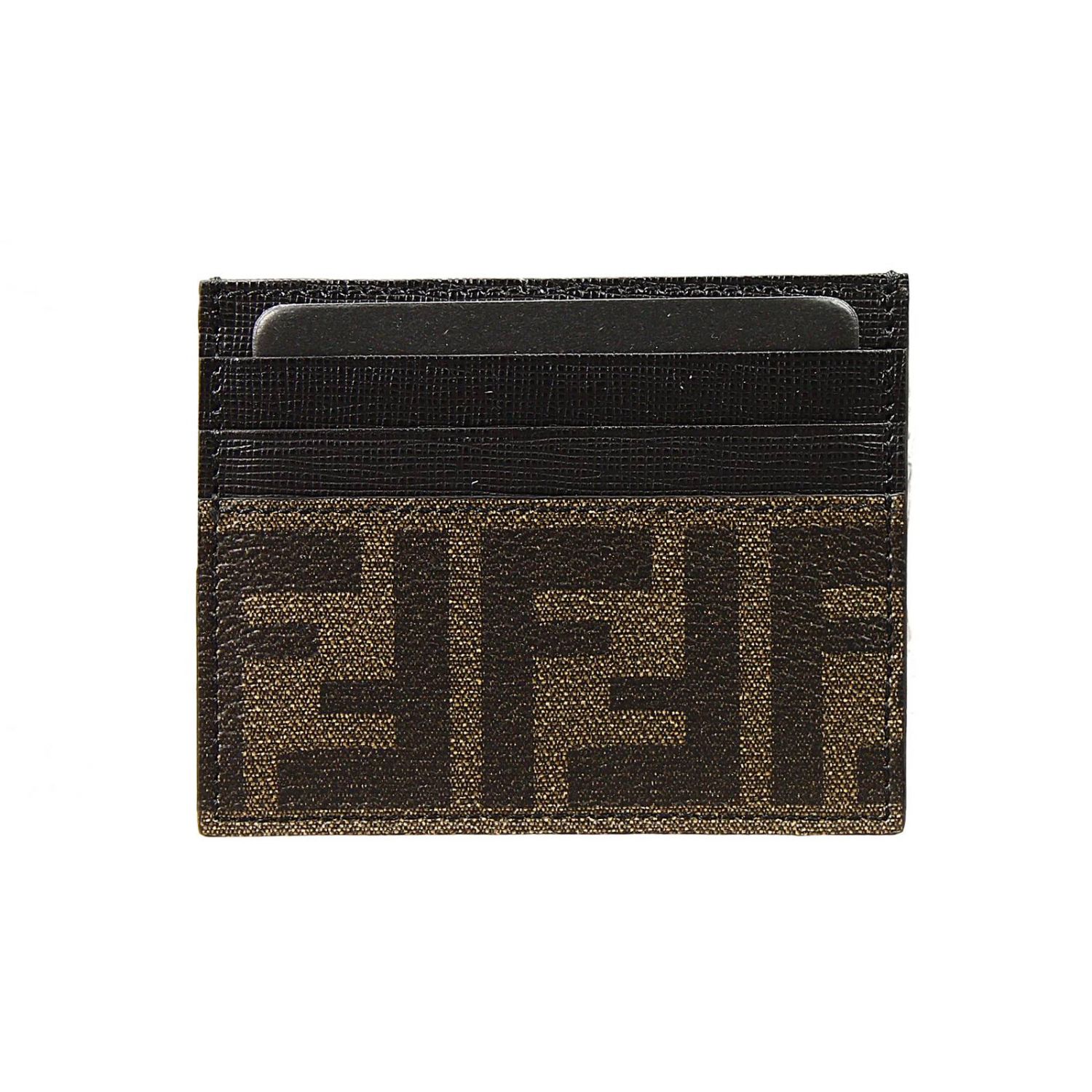 wallet zucca pu porta card di credit card holder | Wallet Fendi Men ...