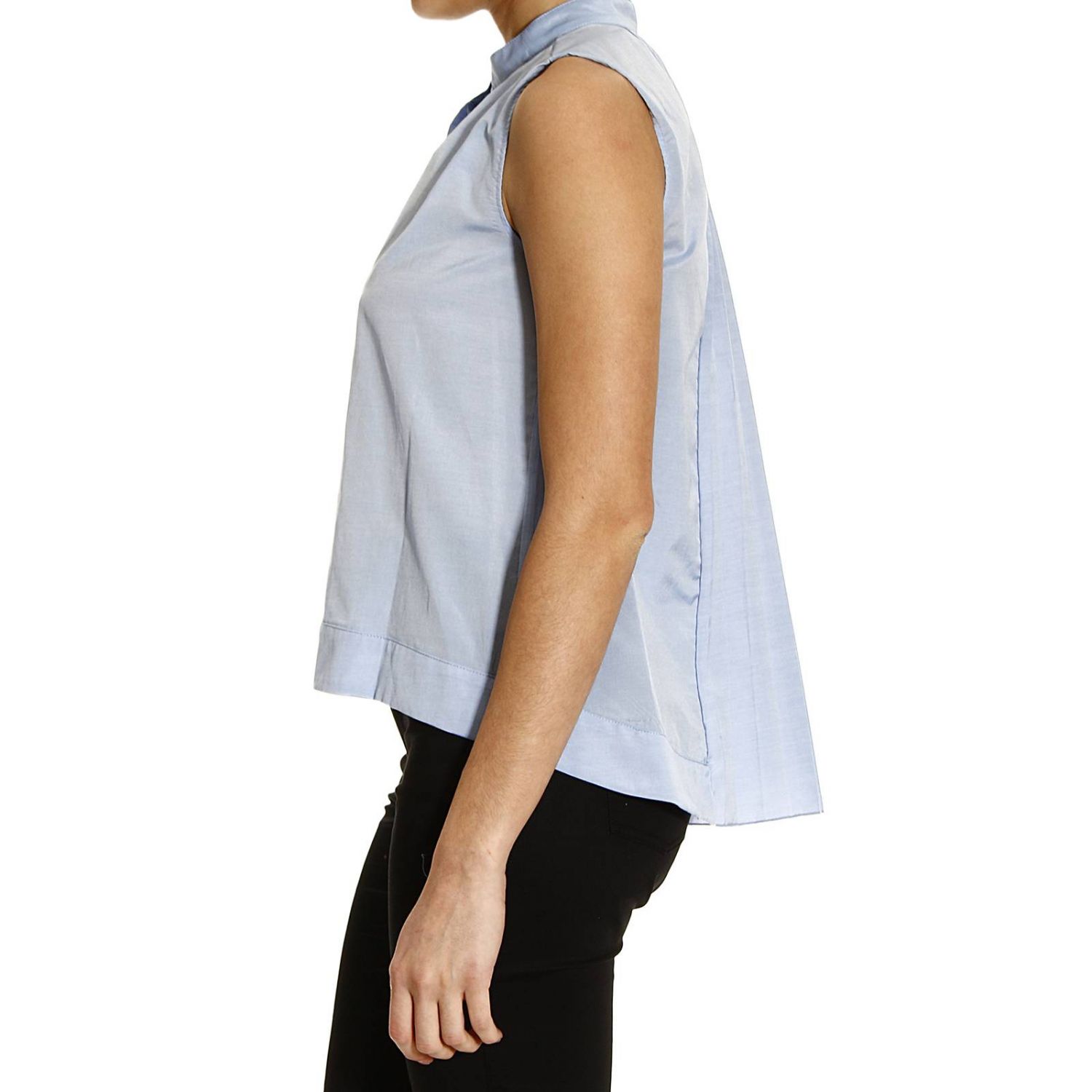 sky blue shirt ladies