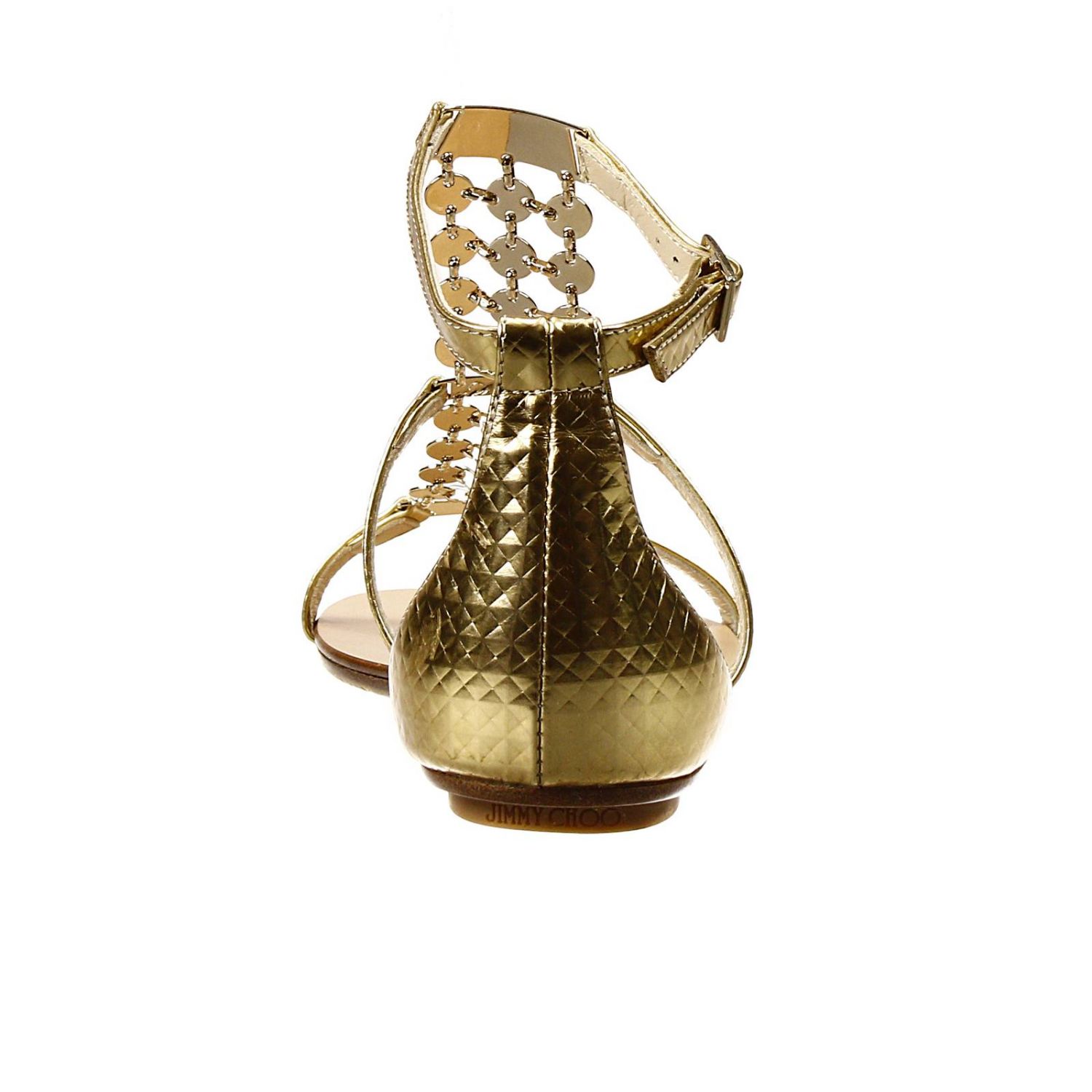 flat shoes with chain