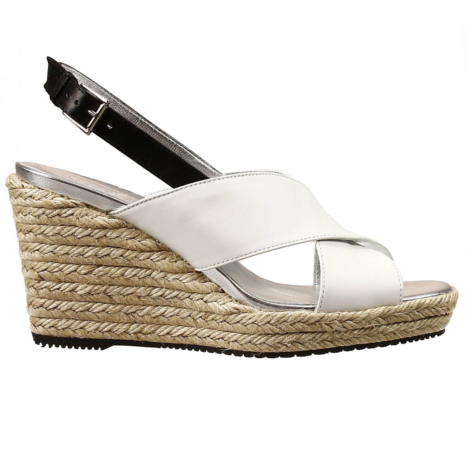 Hogan Outlet: scarpe zeppa tacco 7+3 кд- | Обувь На Платформе Hogan Женское  Белый | Обувь На Платформе Hogan hxw2660r530 7y8 GIGLIO.COM