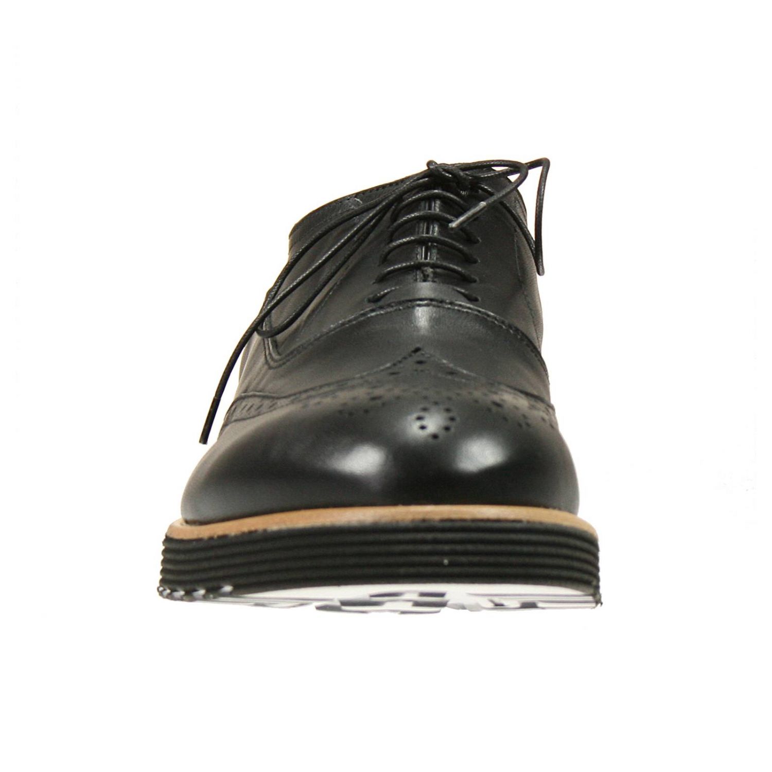 leather sports sole brogues