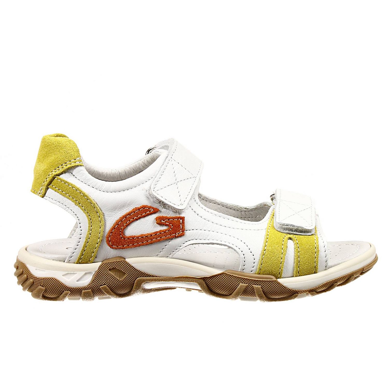 Alberto Guardiani Outlet: scarpe beach sandalo кожа bicolor | Обувь Alberto  Guardiani Детское Белый | Обувь Alberto Guardiani 19594g cas GIGLIO.COM