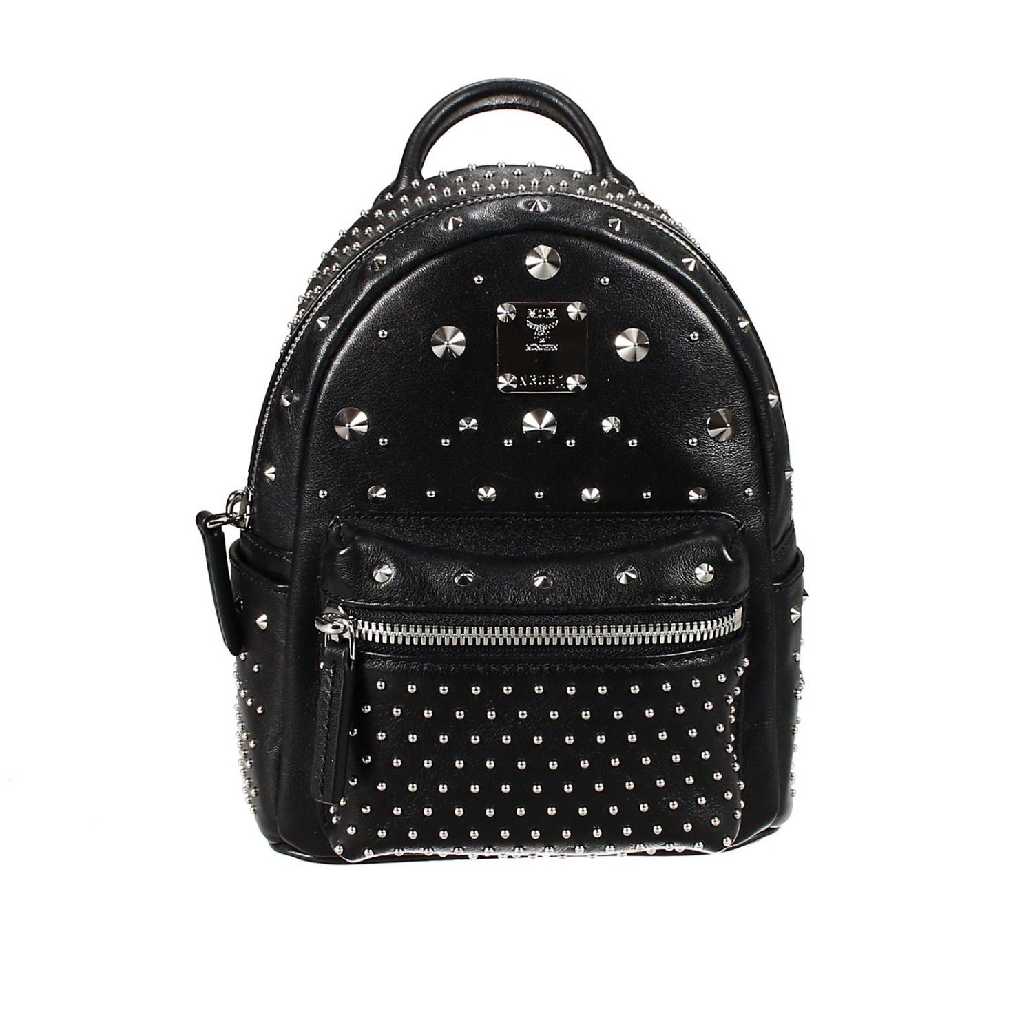Mcm Outlet: bag stark special backpack extramini leather with studs ...