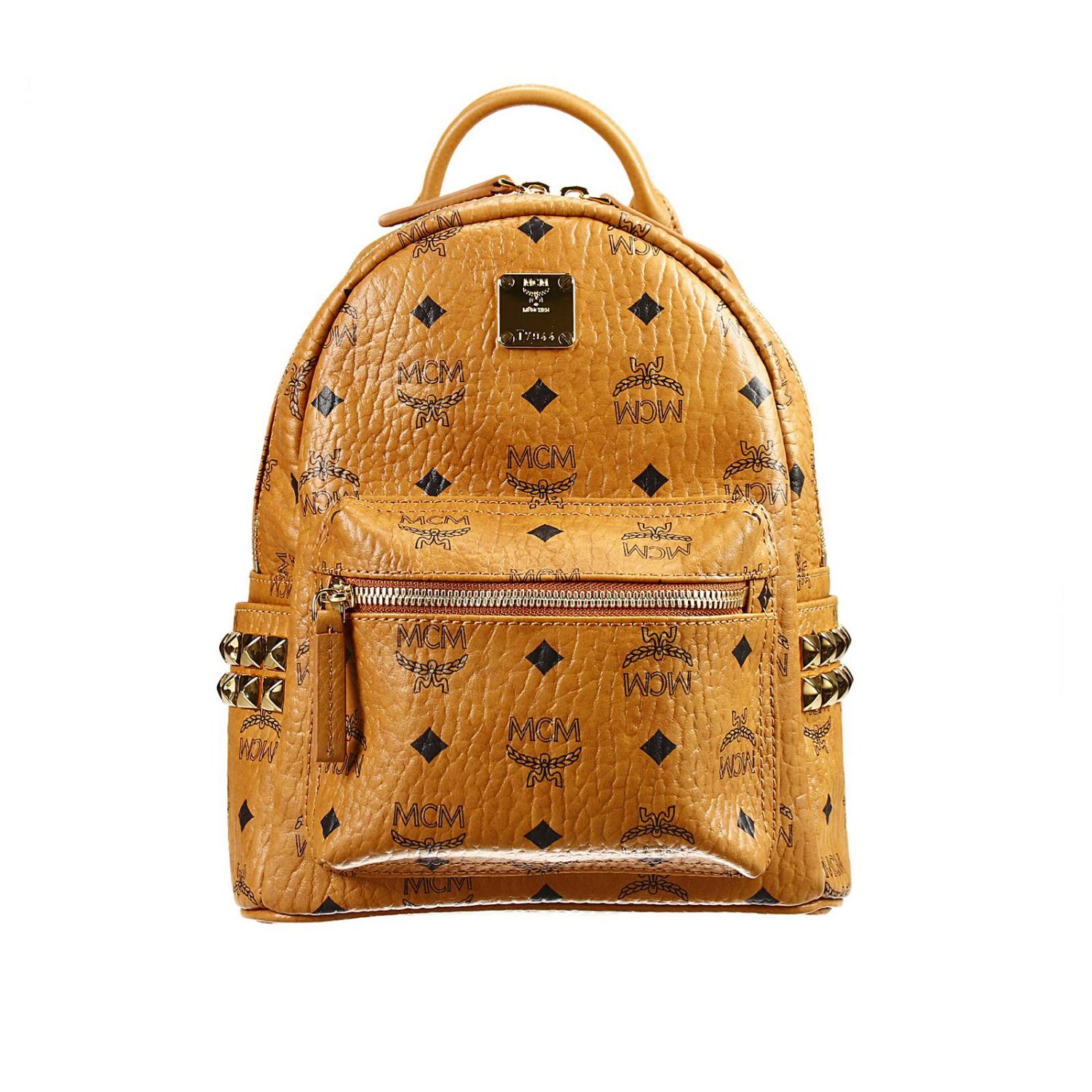 Mcm Outlet: bag stark backpack mini leather logo | Shoulder Bag Mcm ...