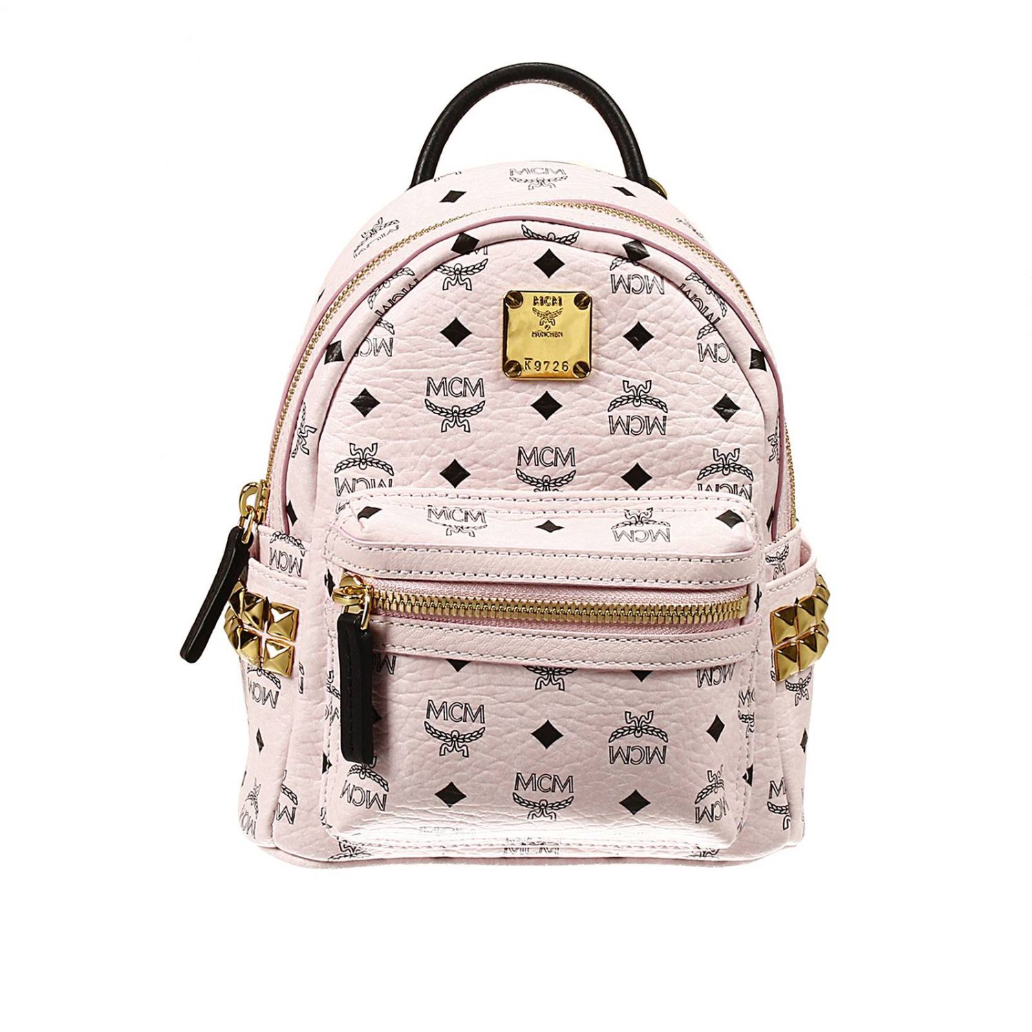 Mcm Outlet: STARK BACKPACK EXTRAMINI PELLE LOGO - Cipria | Zaino Mcm  mmk3ave92 ph001 GIGLIO.COM