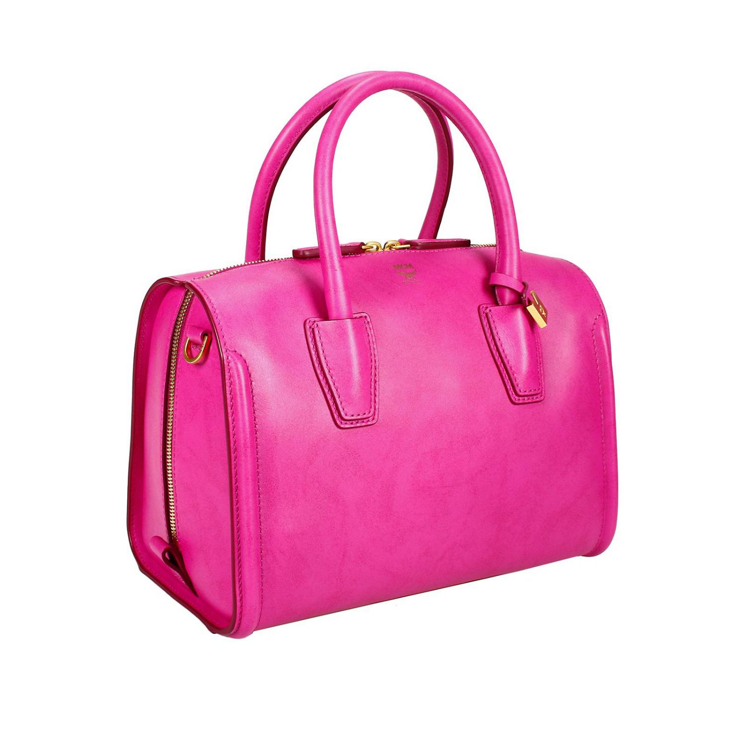 Mcm Outlet: borsa tina boston bauletto medium кожа | Наплечная Сумка Mcm  Женское Розовый | Наплечная Сумка Mcm mwb5sjd04 pb001 GIGLIO.COM