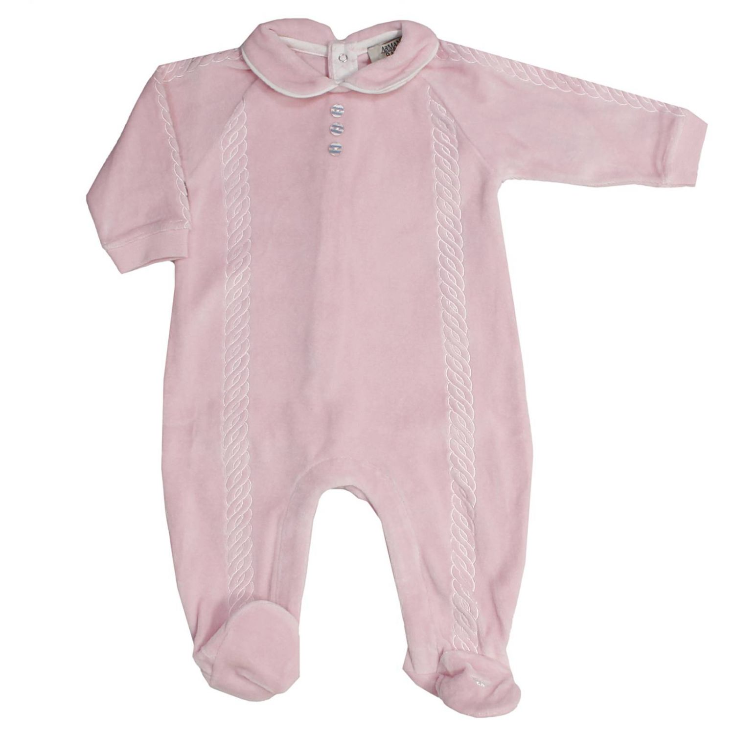 Armani Baby Outlet Romper Armani Baby Kids Pink Romper Armani Baby