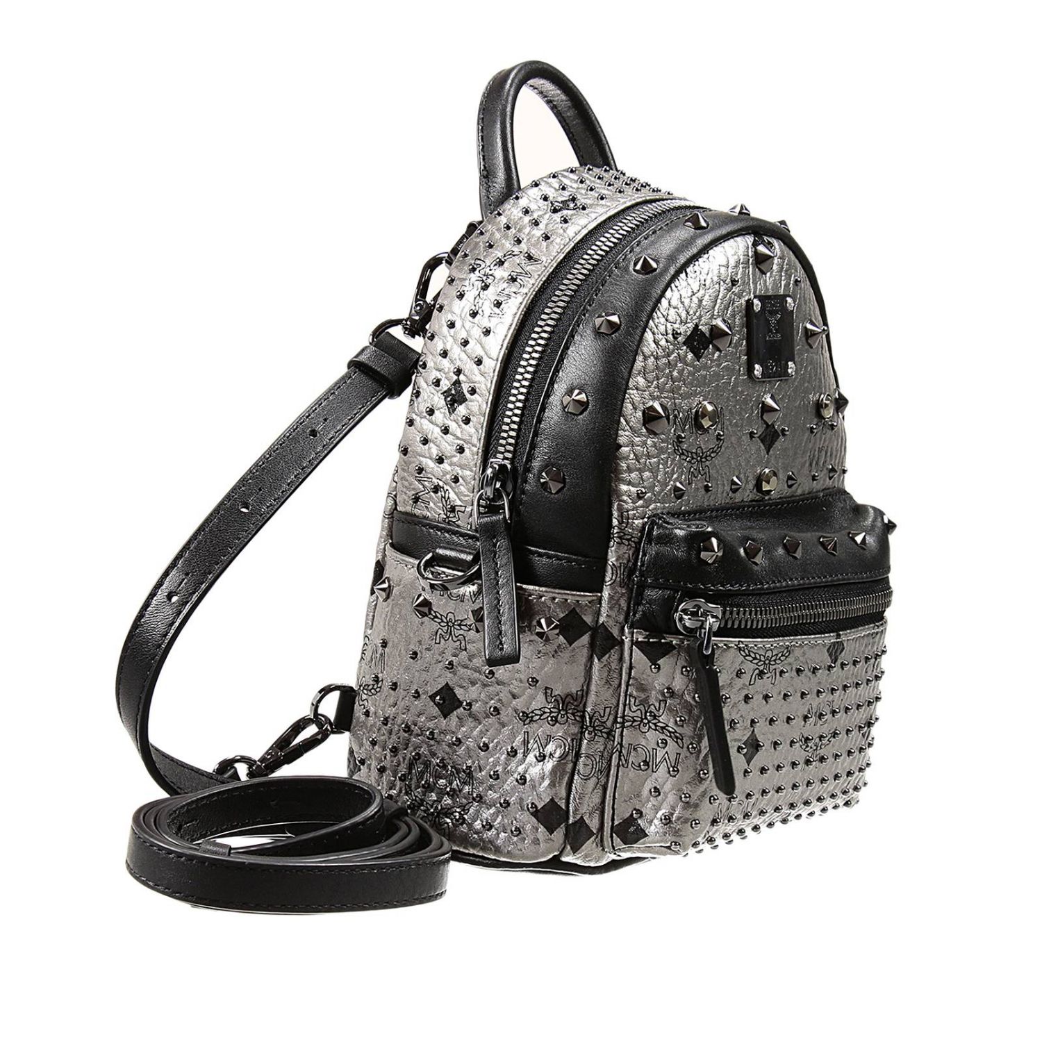 MCM: | Backpack Mcm Women Silver | Backpack Mcm mwk5ave99 GIGLIO.COM