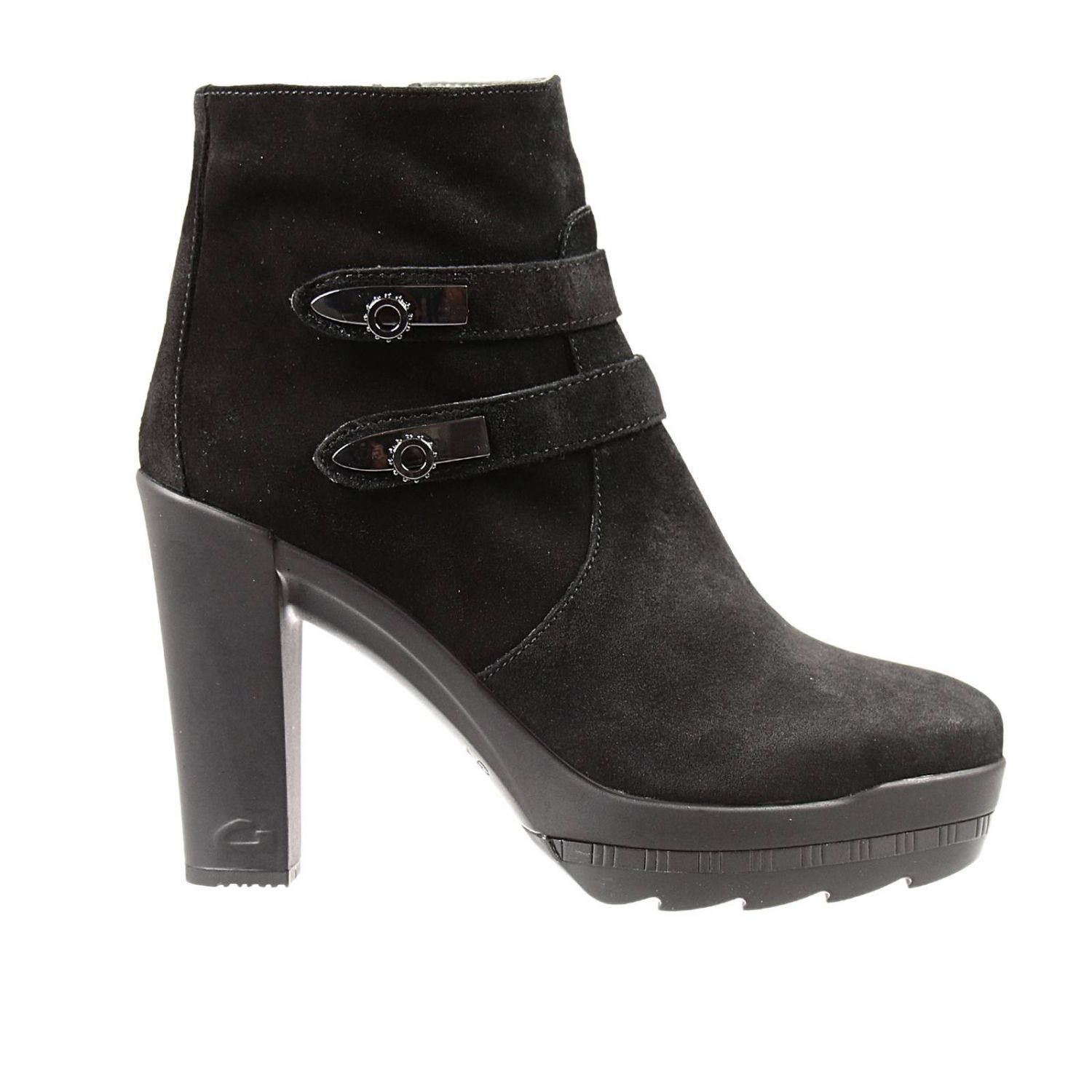 Guardiani Sport Outlet: KARINA 8+2 HEEL LOW BOOTS SUEDE | Heeled ...