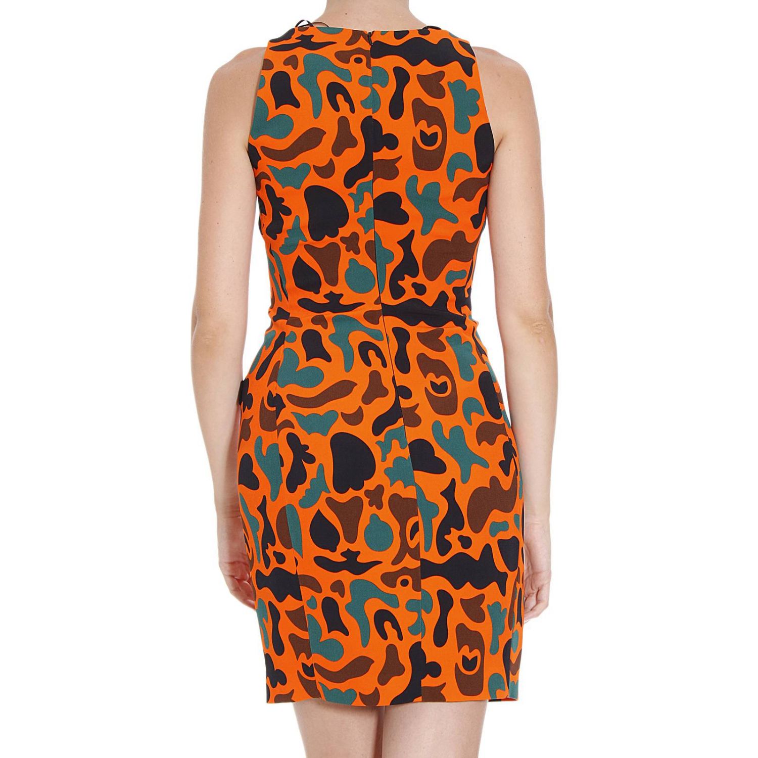moschino orange dress