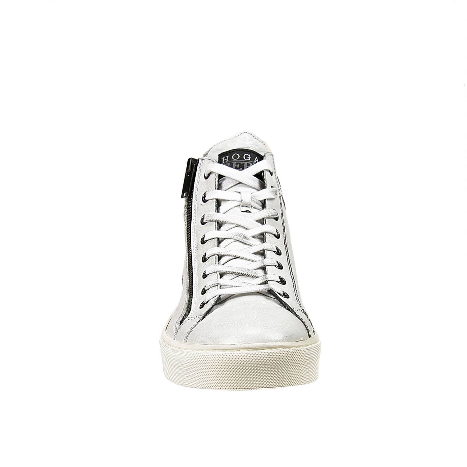 HOGAN: REBEL POLACCO PELLE CON DETTAGLIO ZIP - Bianco | Sneakers Hogan  hxm2060o640 iow GIGLIO.COM