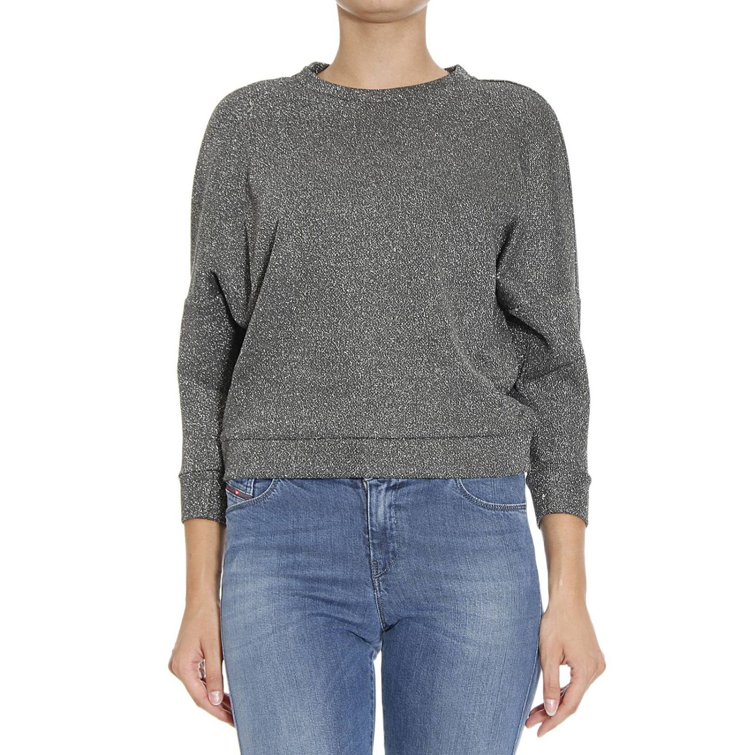 Pinko Outlet: | Sweater Pinko Women Silver | Sweater Pinko 1g11dl 5495 ...