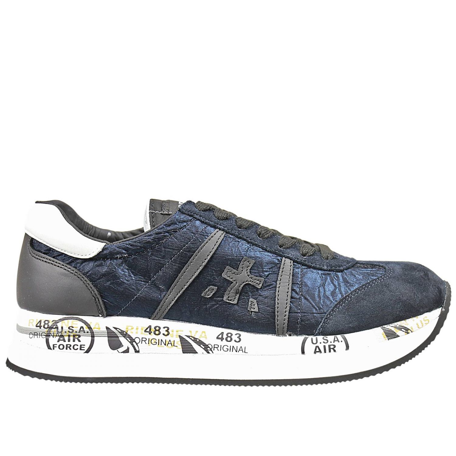 Premiata Outlet: | Sneakers Premiata Women Blue | Sneakers Premiata conny  lam+cam GIGLIO.COM