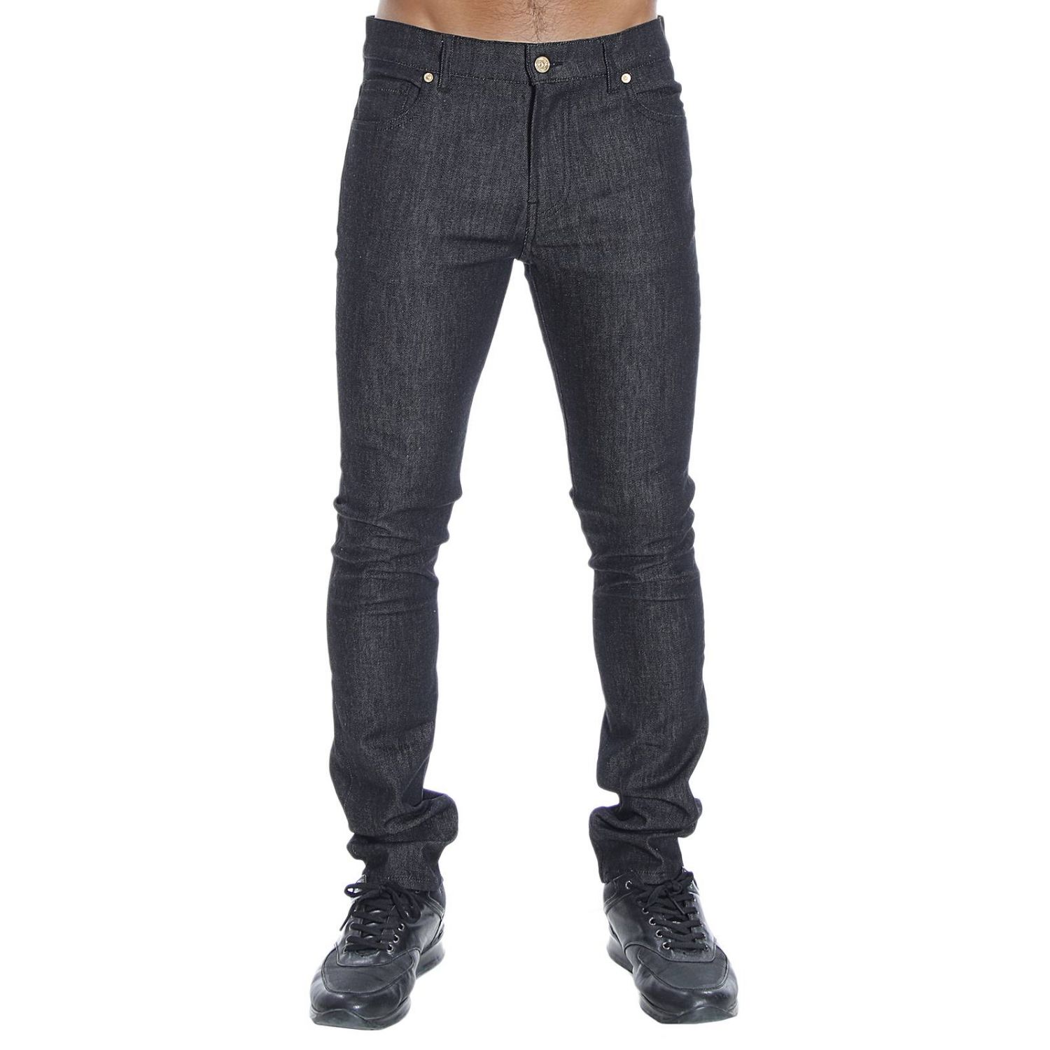 mens black moschino jeans