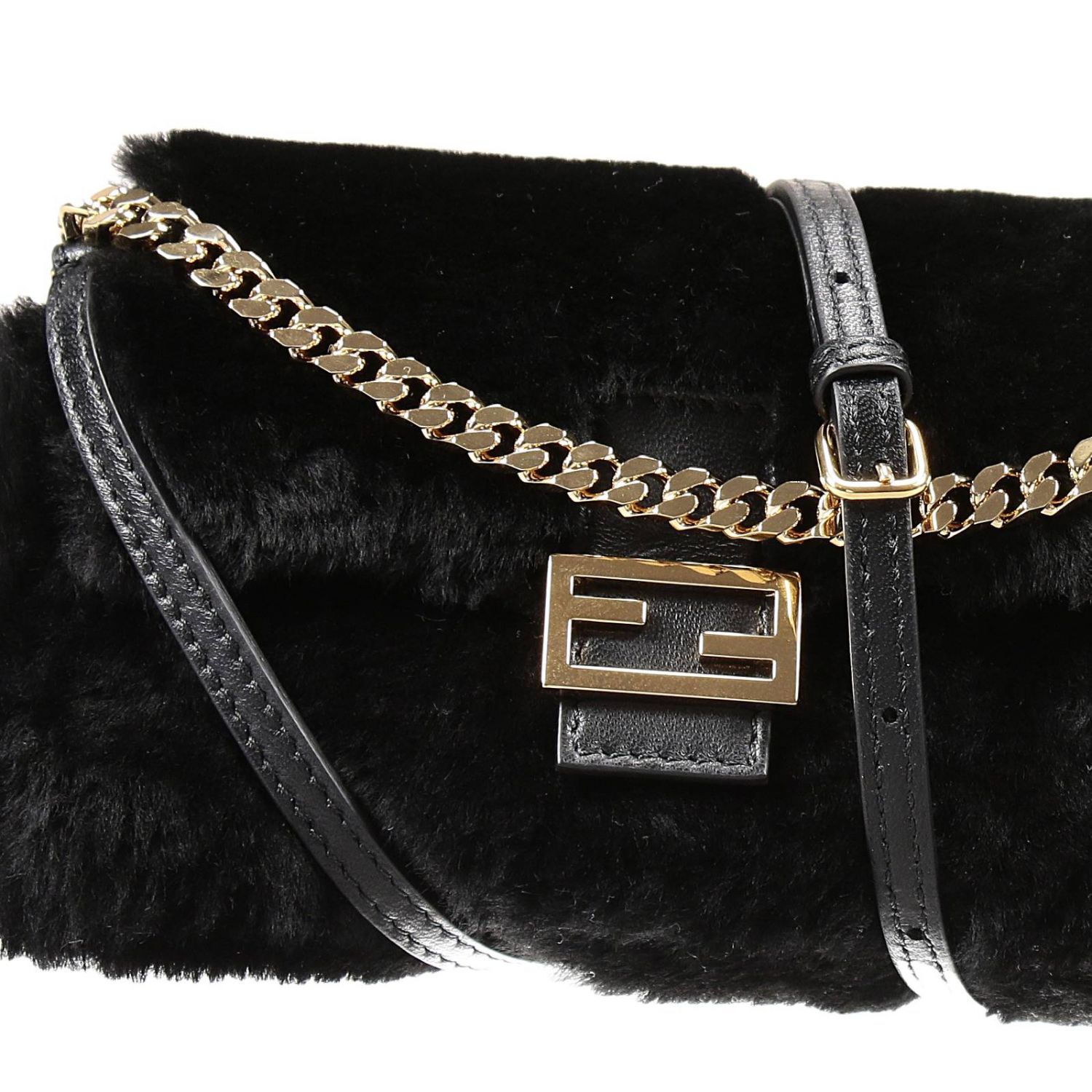 Fendi Outlet: | Shoulder Bag Fendi Women Black | Shoulder Bag Fendi ...