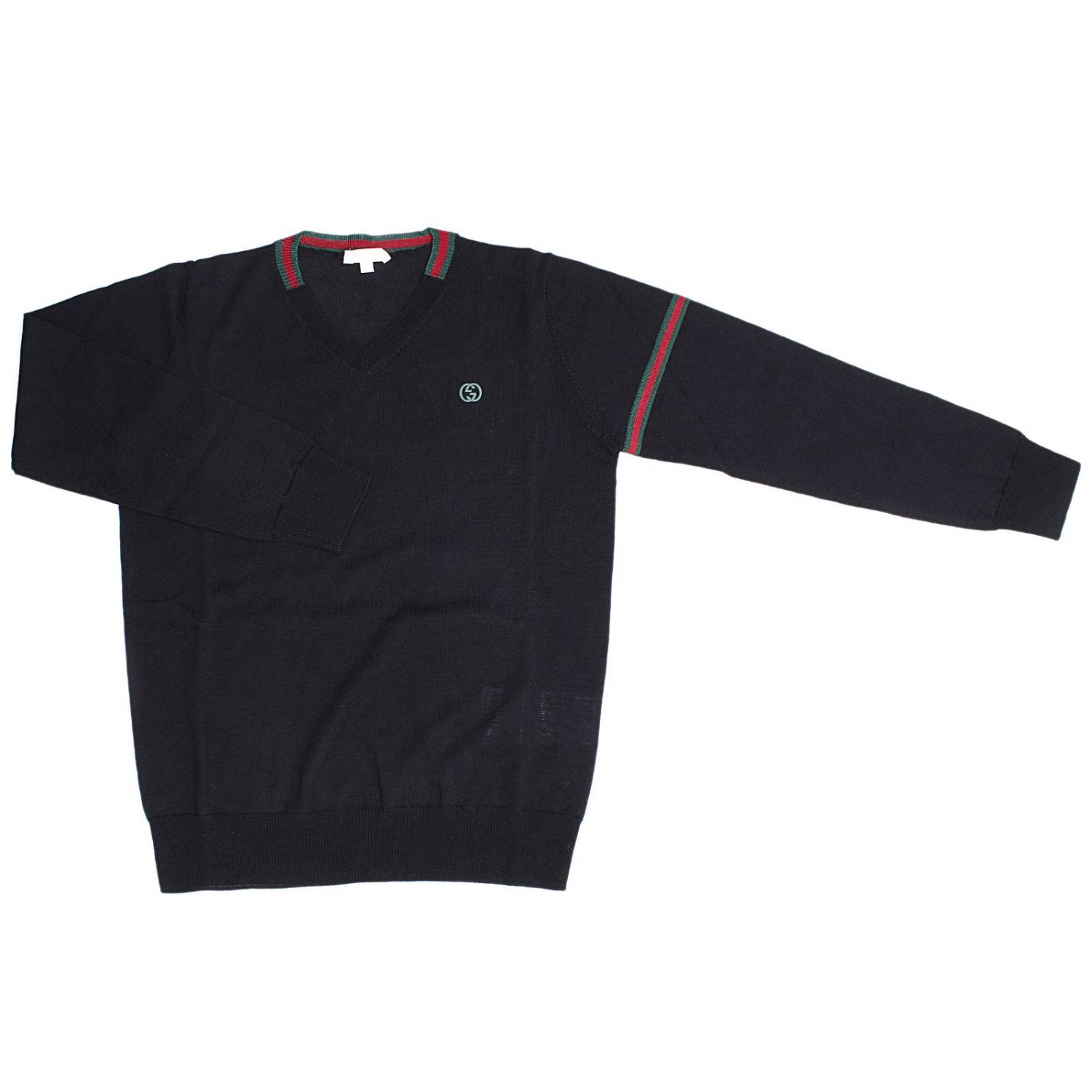 Gucci Outlet: Suéter Niño - Negro | Jersey Gucci 258811 x1196 GIGLIO.COM