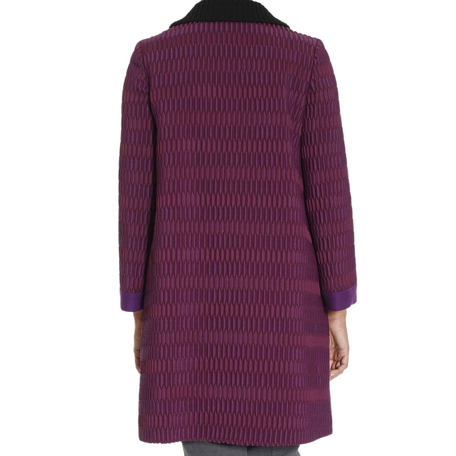 manteau violet femme