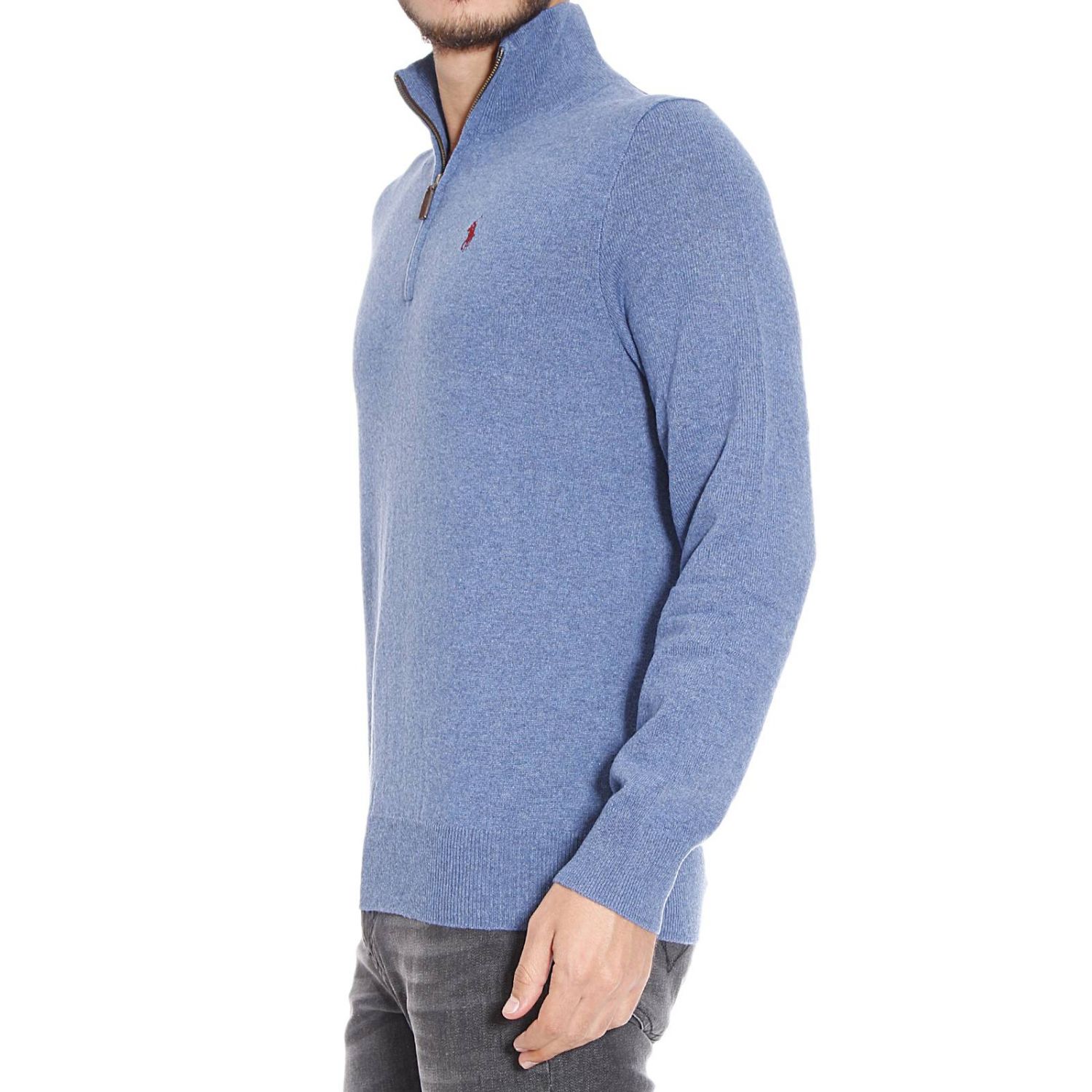 Polo Ralph Lauren Outlet: Suéter Hombre - Celeste | Jersey Polo Ralph  Lauren a42shz07 w8793 GIGLIO.COM