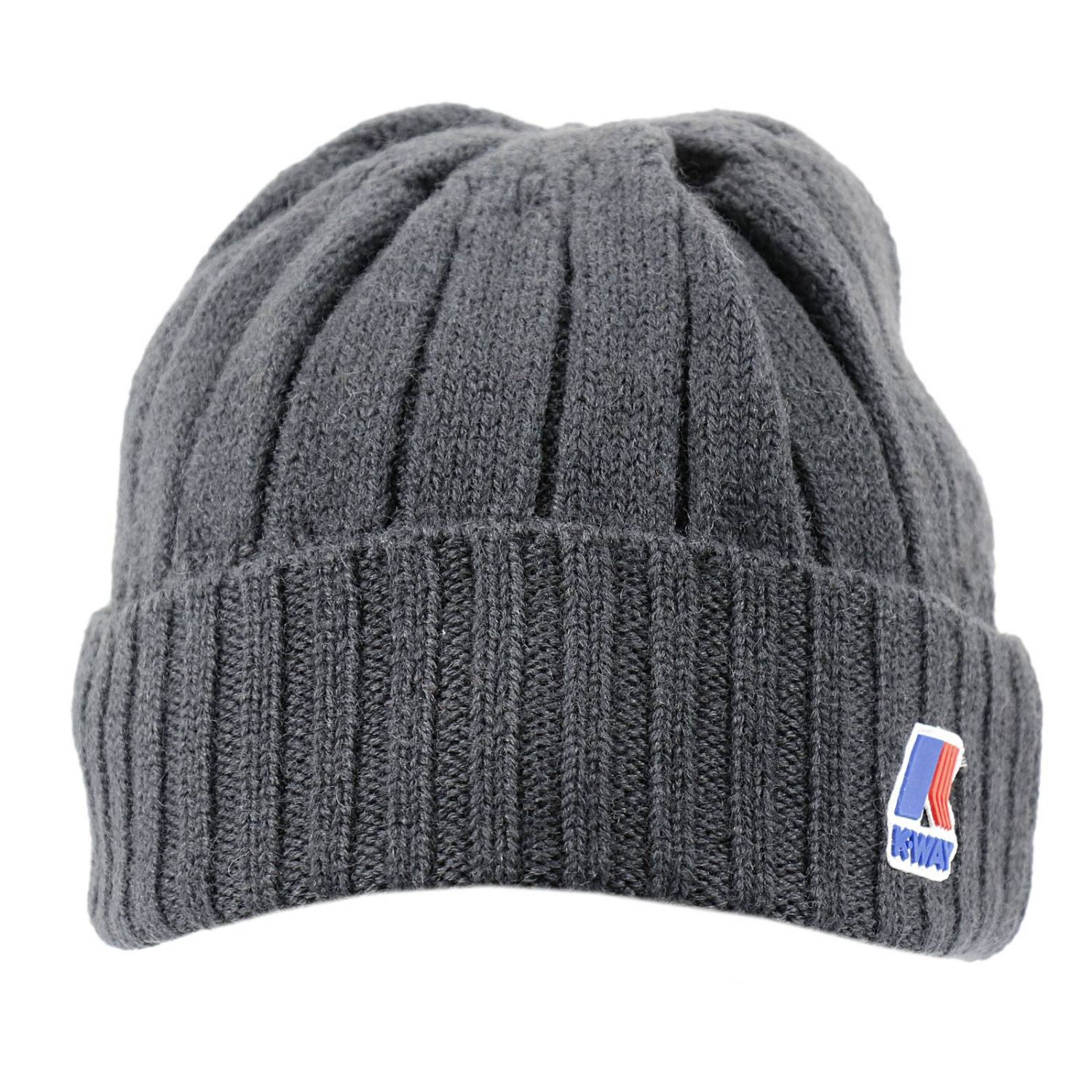 K-Way Outlet: CUFFIA LANA COSTE LOGO - Antracite | Cappello K-Way k006ywo  GIGLIO.COM
