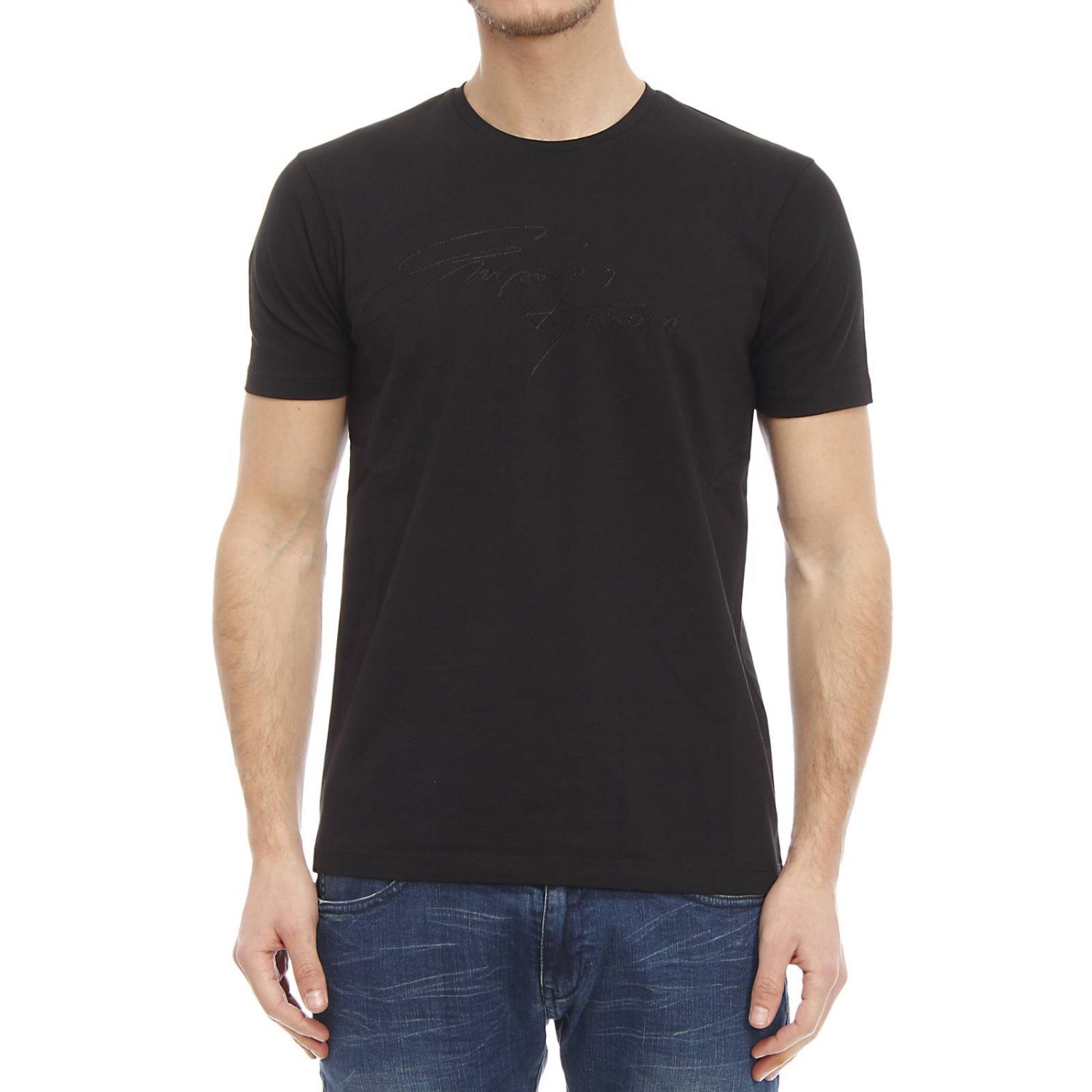 Emporio Armani Outlet: | T-Shirt Emporio Armani Men Black | T-Shirt ...