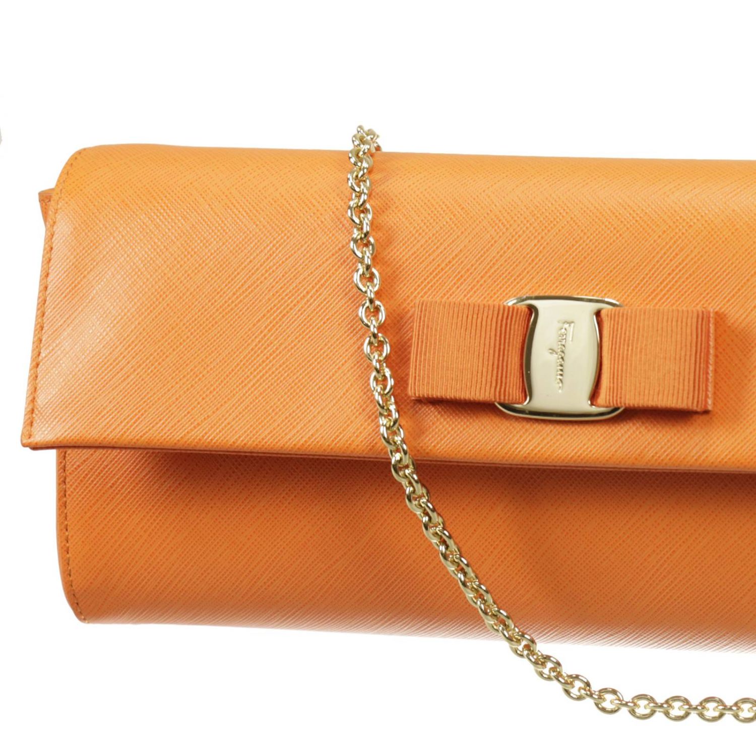 ferragamo orange bag