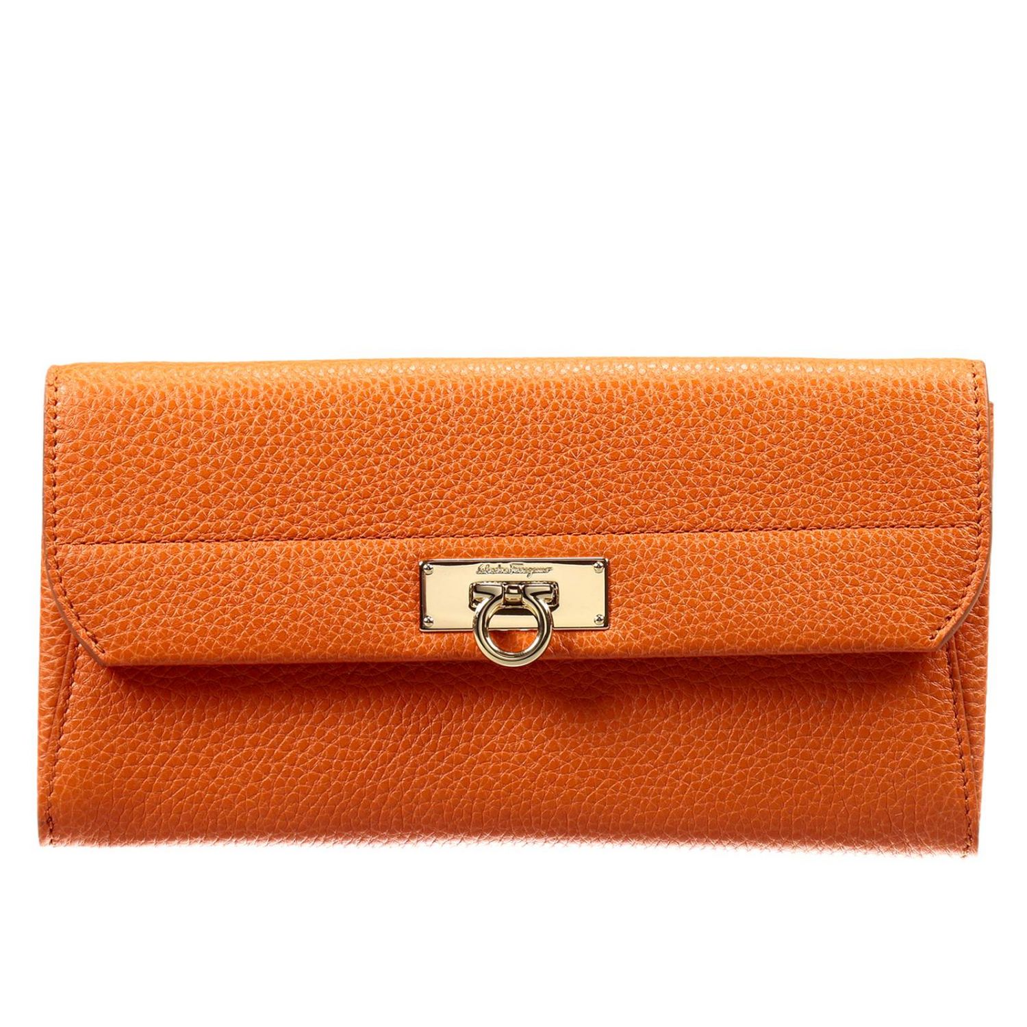 salvatore ferragamo orange bag