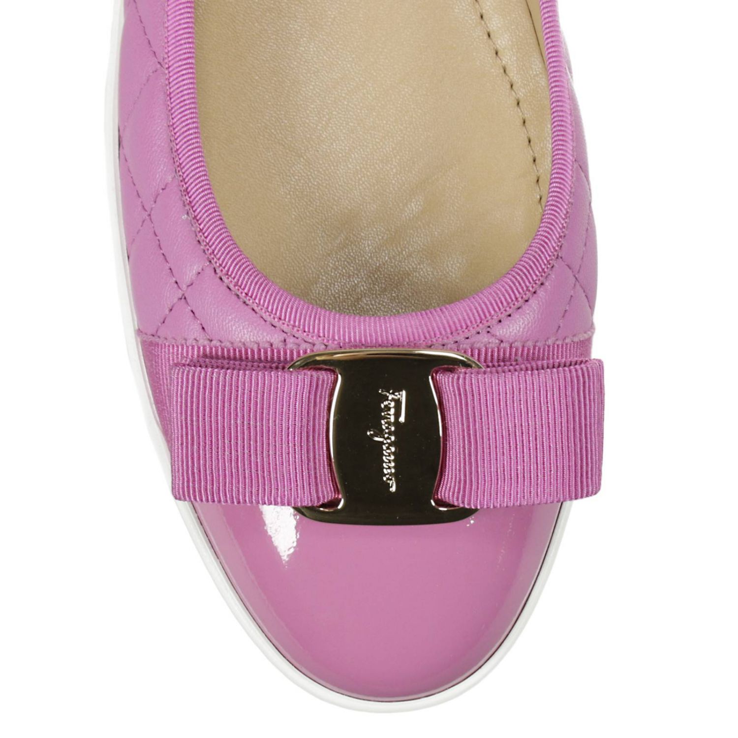 SALVATORE FERRAGAMO Pink Flat Shoes Salvatore Ferragamo 627335