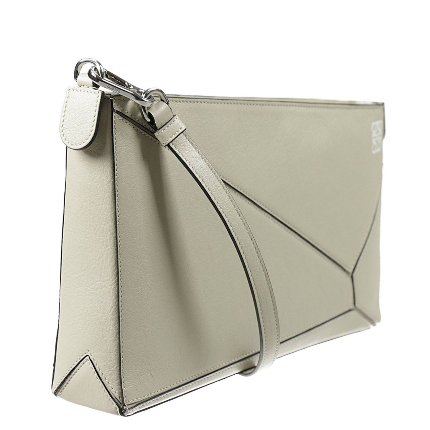 Loewe Outlet Shoulder Bag Loewe Women Grey Shoulder Bag Loewe 322.