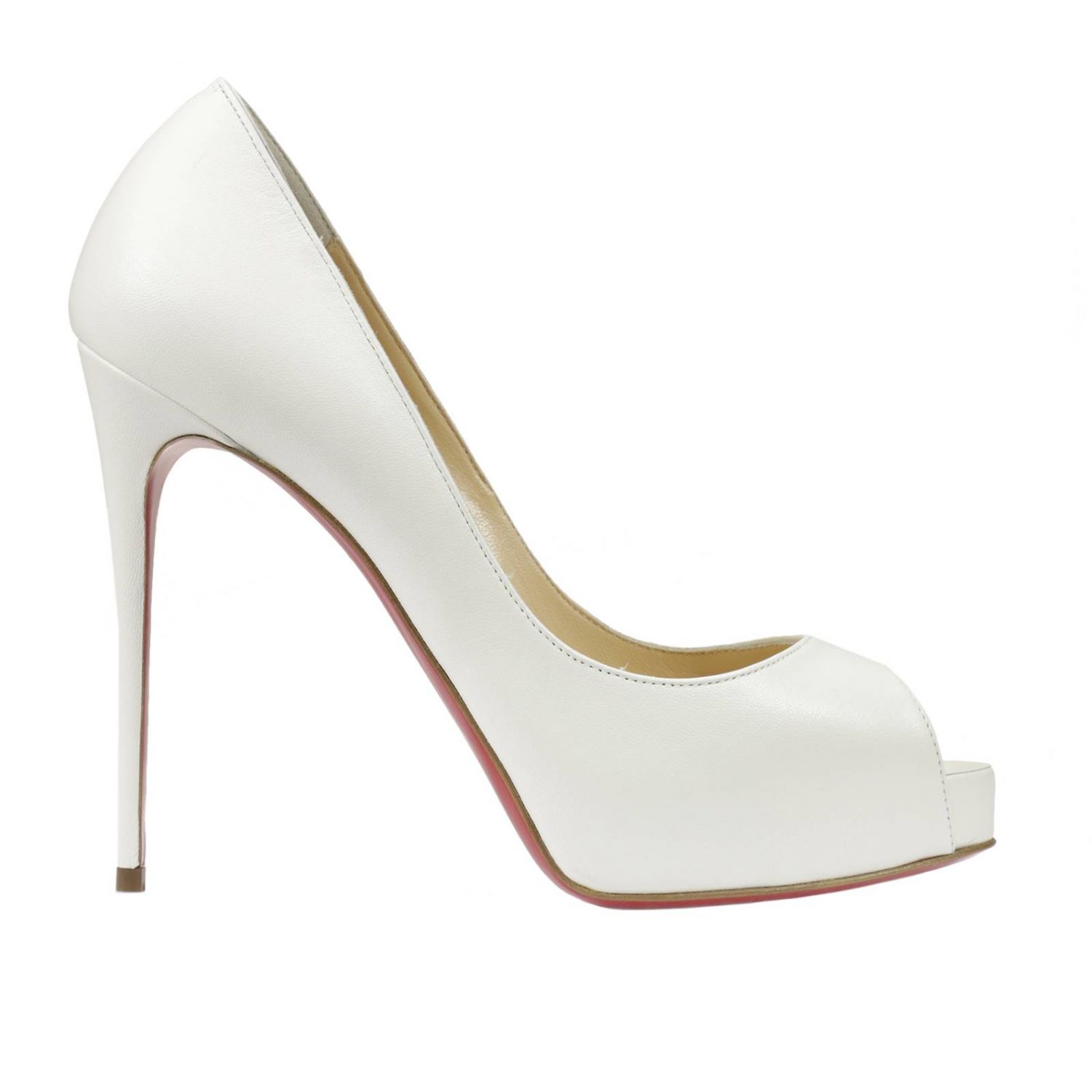 CHRISTIAN LOUBOUTIN: - White | High Heel Shoes Christian Louboutin ...