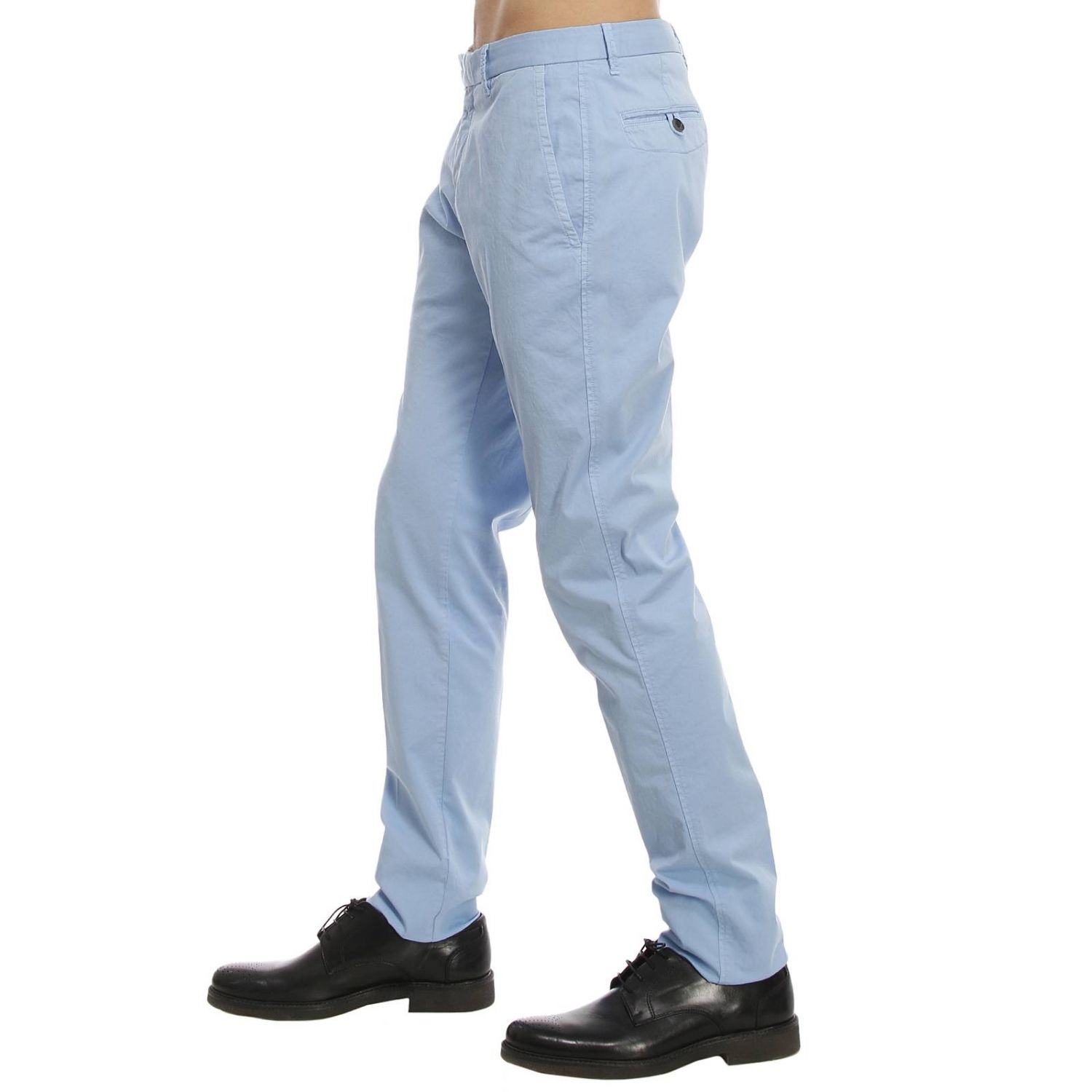 sky blue armani pants