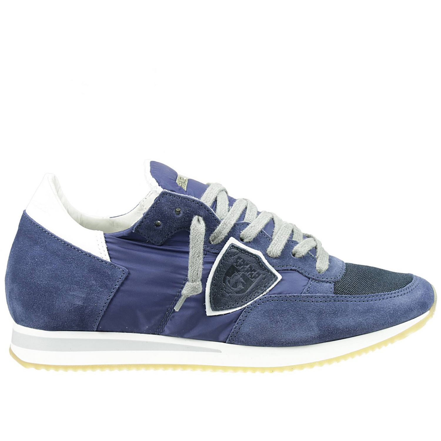 Philippe Model Outlet: | Sneakers Philippe Model Men Blue | Sneakers ...